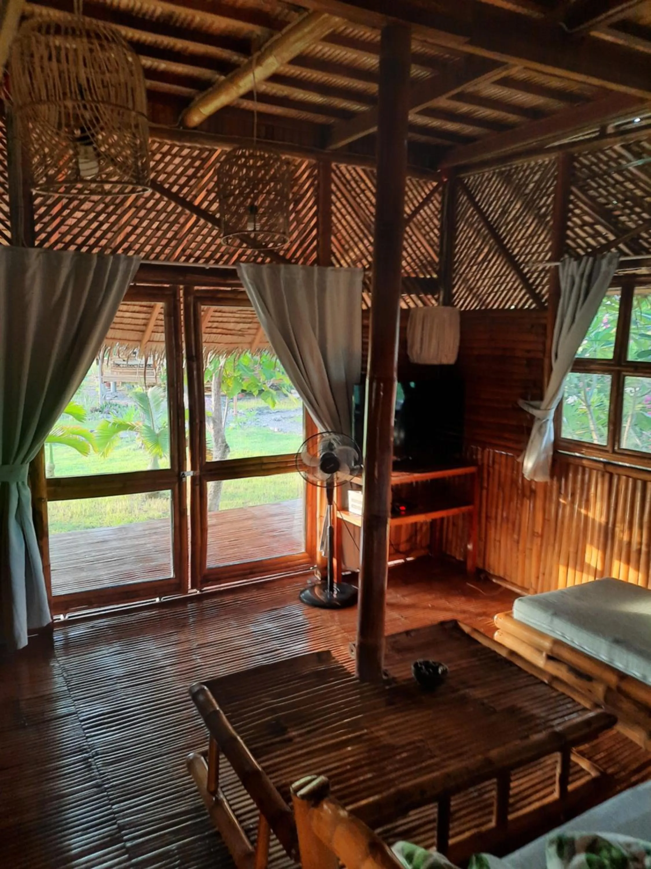Living room in Tongo Hill Cottages