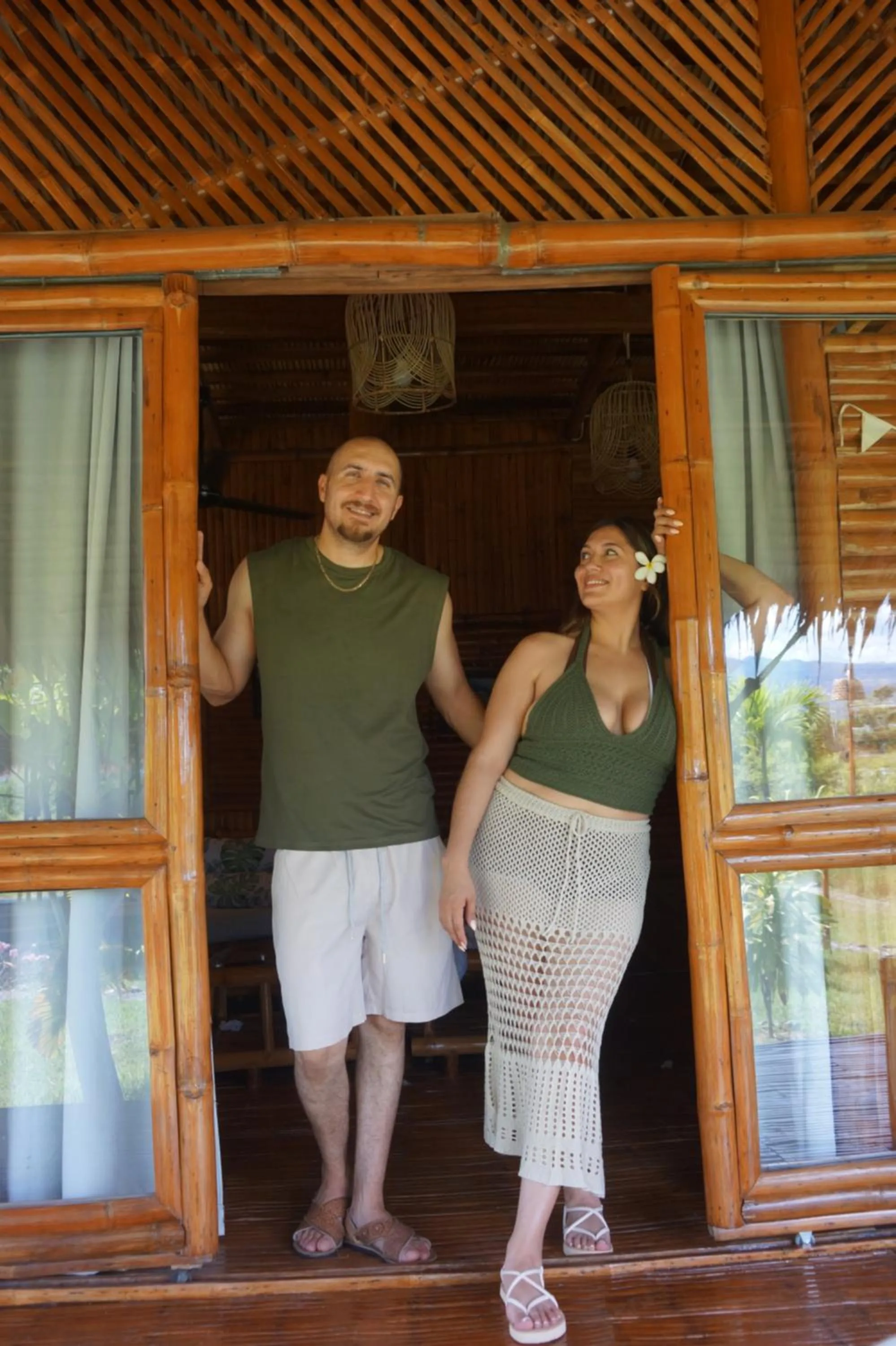 Guests in Tongo Hill Cottages