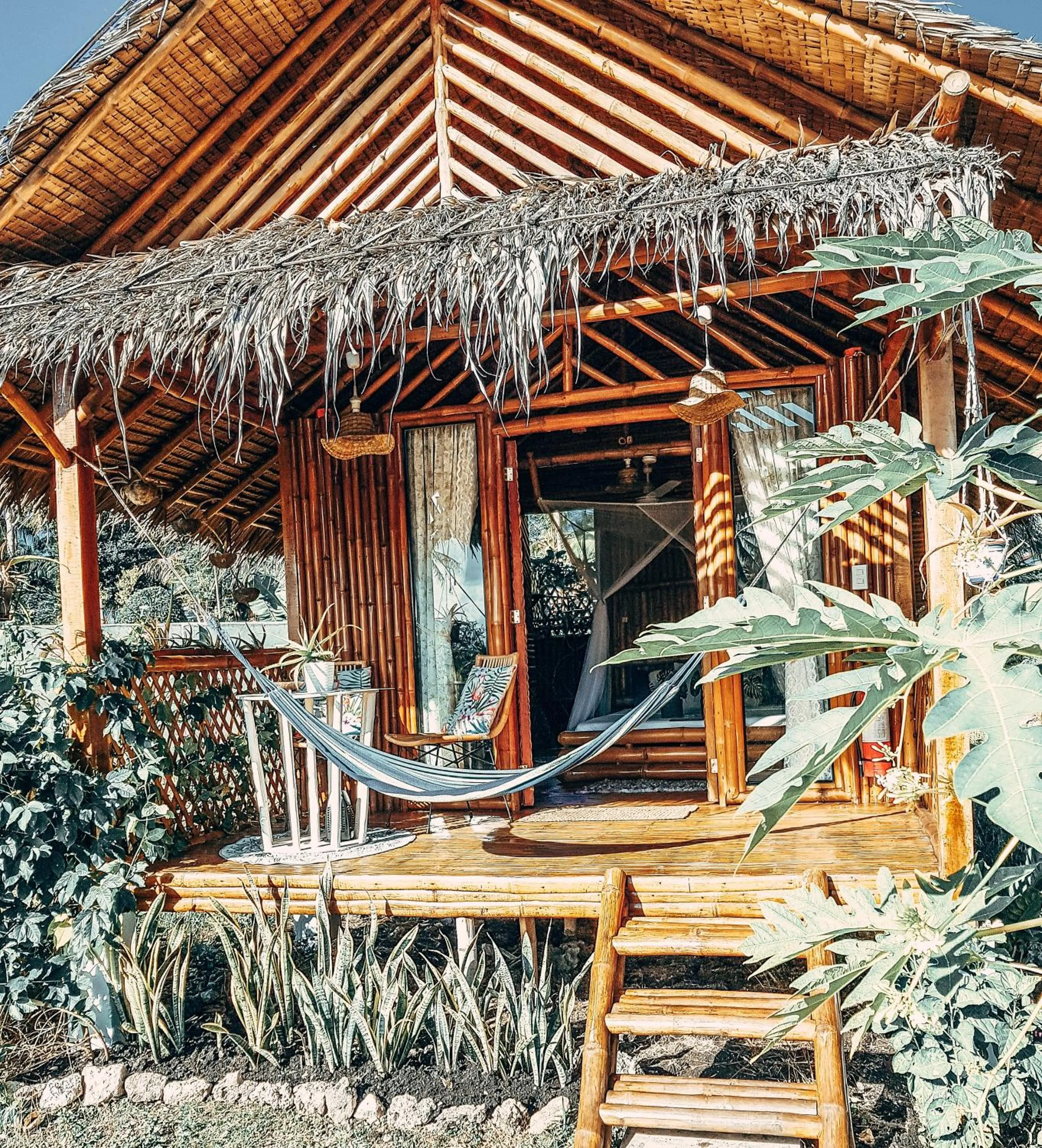 Patio in Tongo Hill Cottages