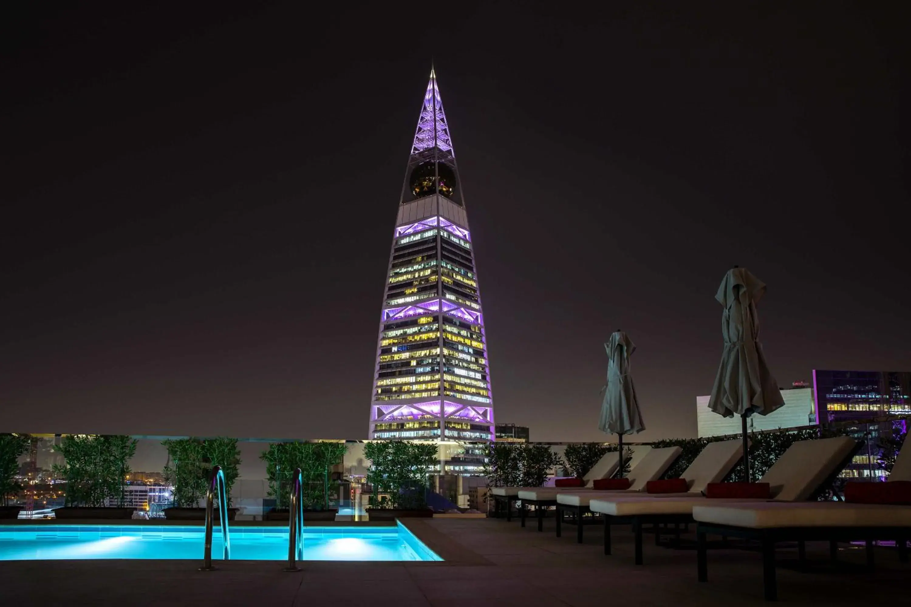 Swimming pool in Centro Olaya by Rotana Swimming pool in Centro Olaya by Rotana