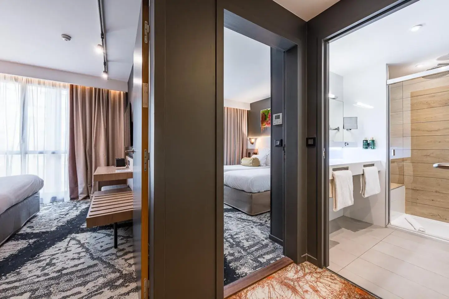 Bed in Hôtel B55 Bed in Hôtel B55