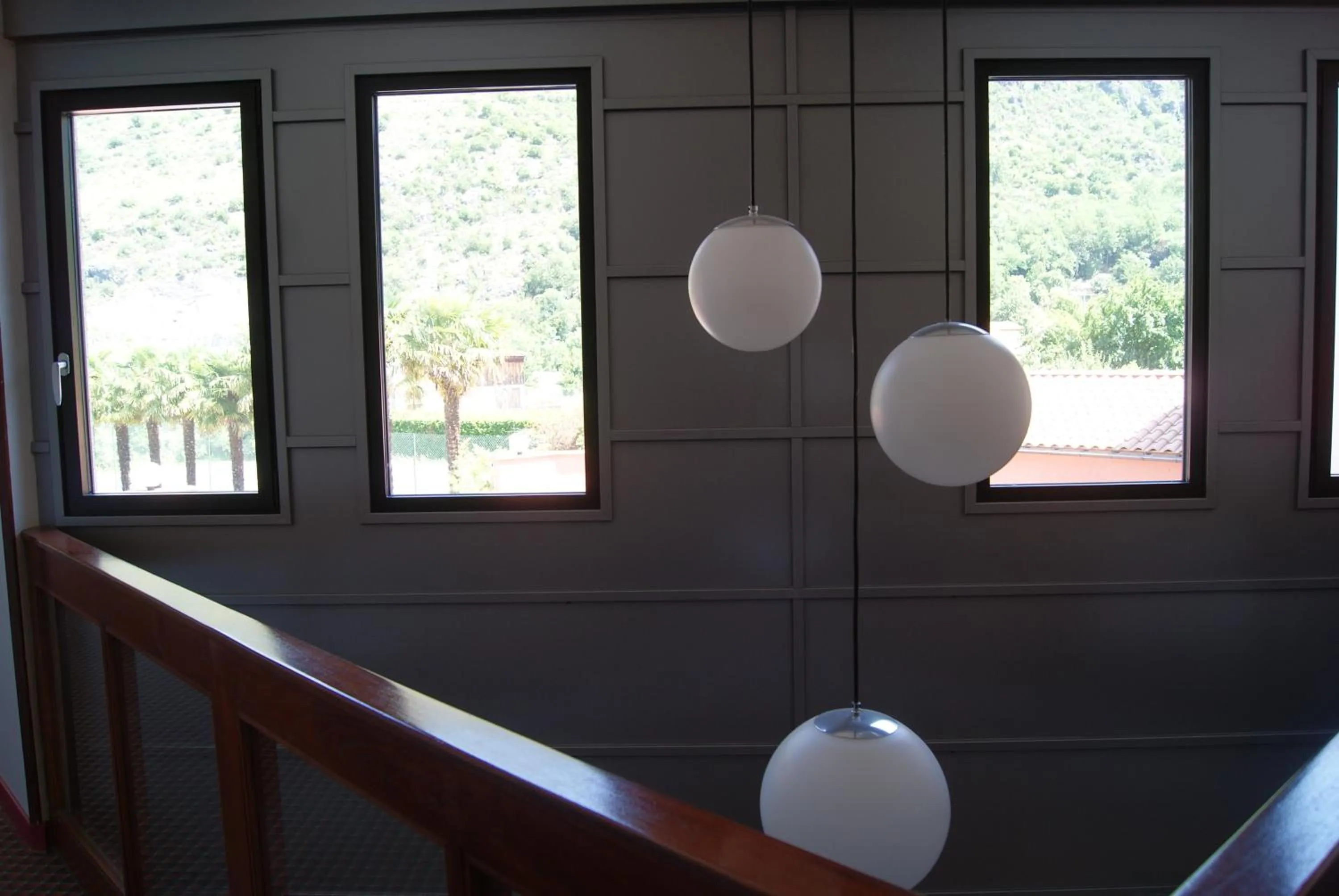 Garden view in Hôtel Pyrène