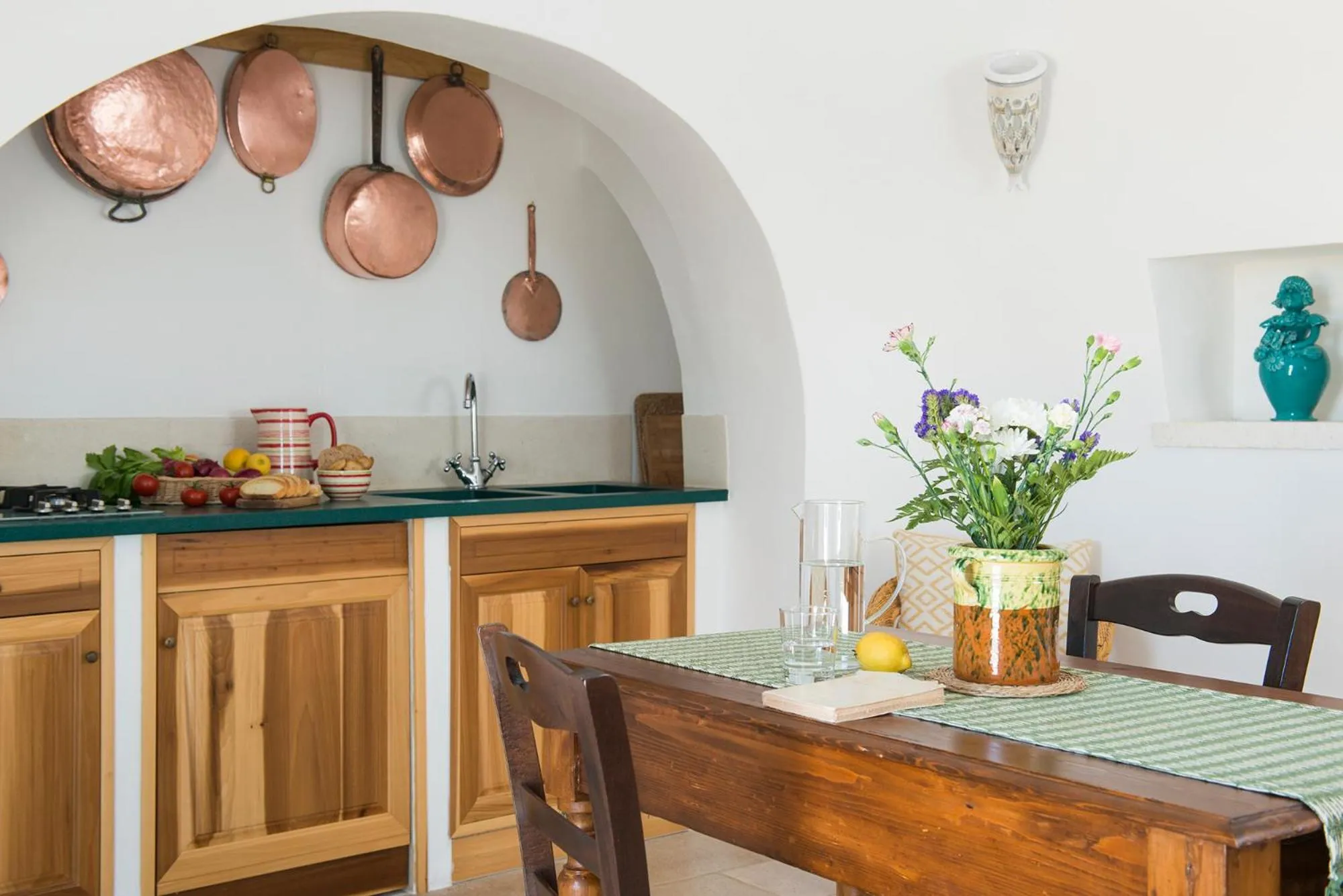 Kitchen or kitchenette in Masseria Serralta