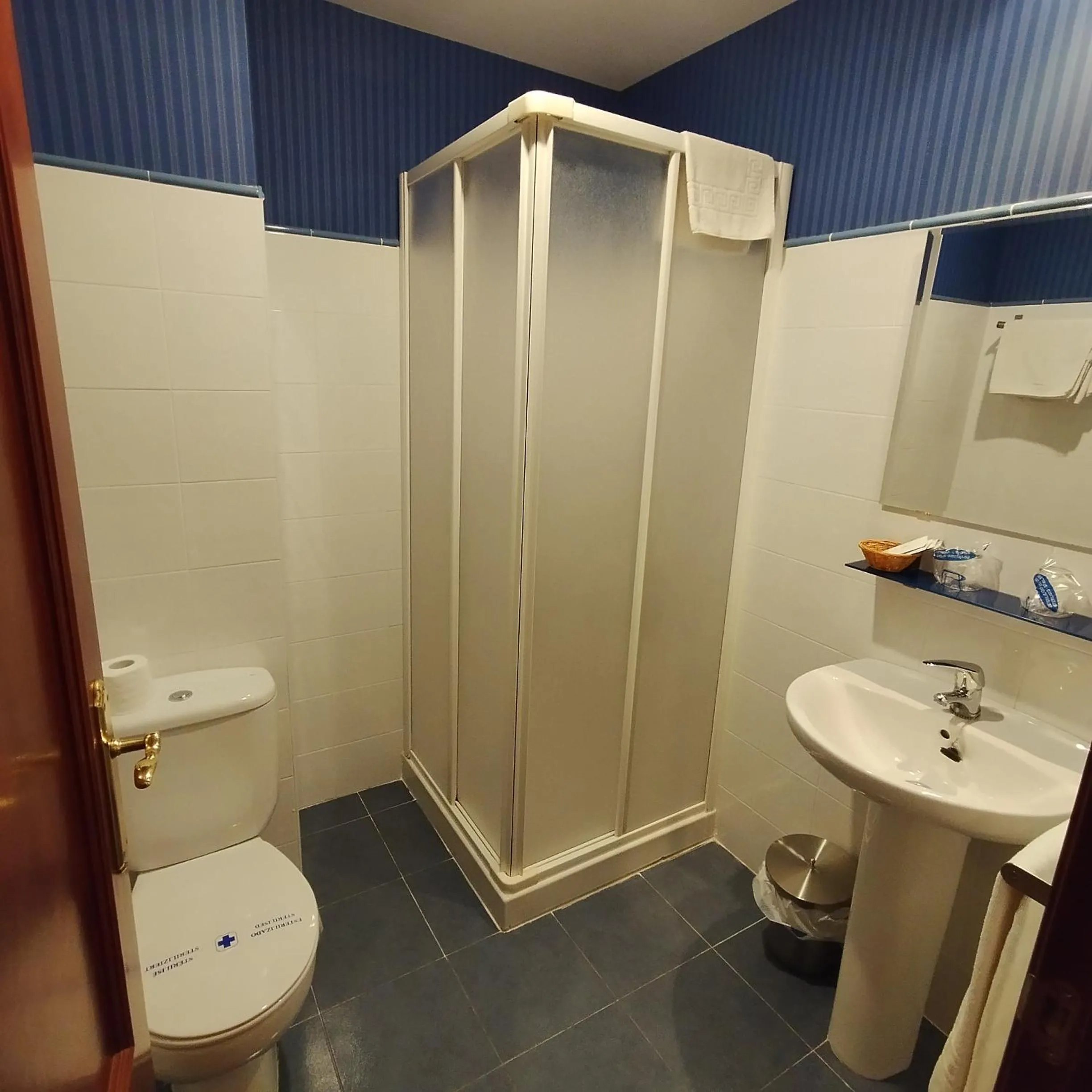 Bathroom in Hospederia el Fielato