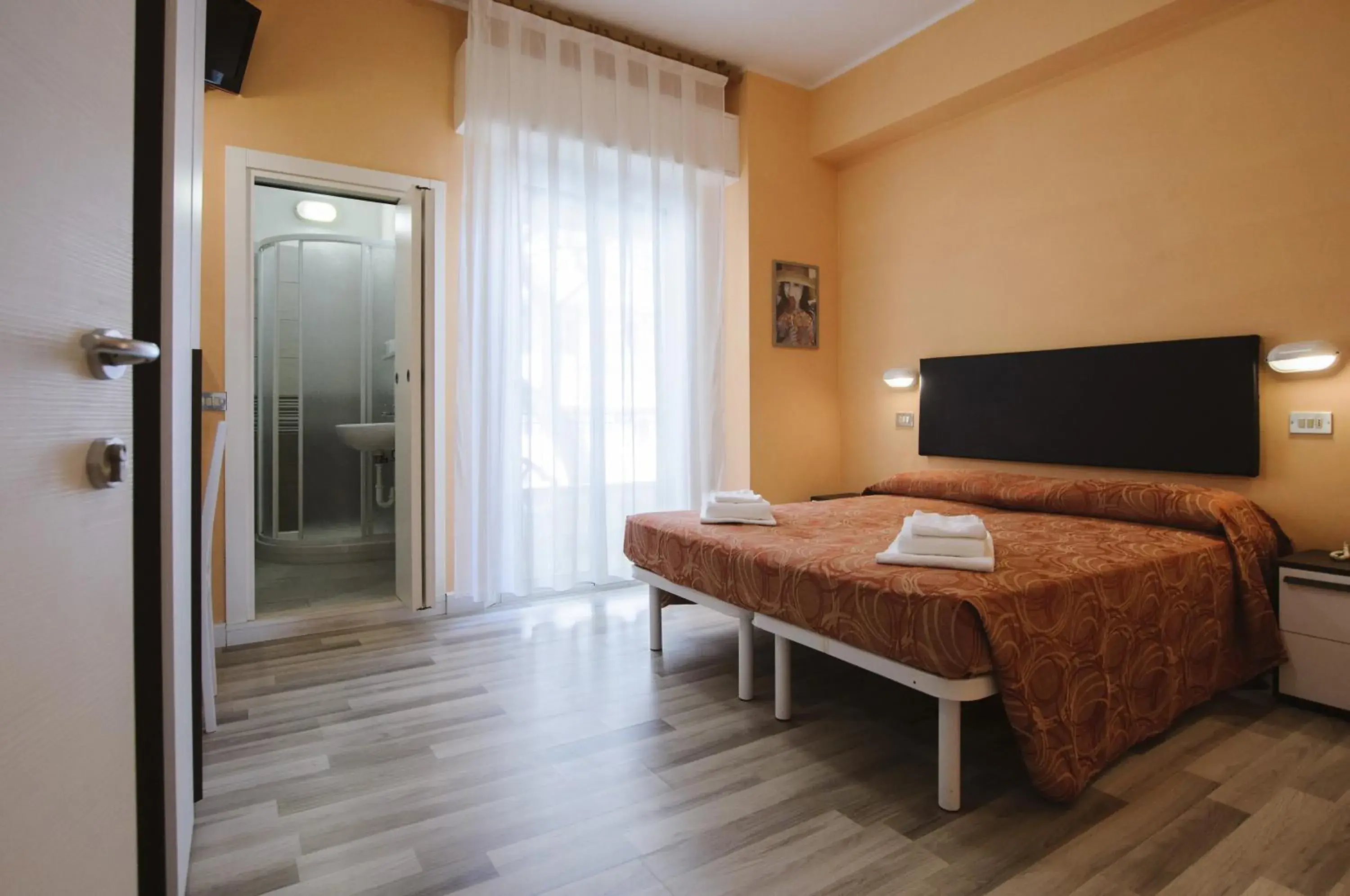 Bed in Hotel Milena