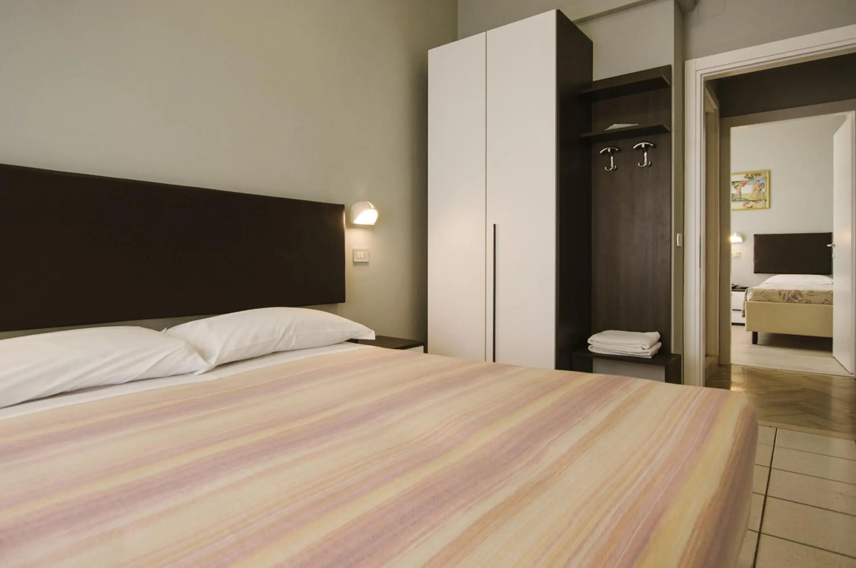 Bed in Hotel Milena