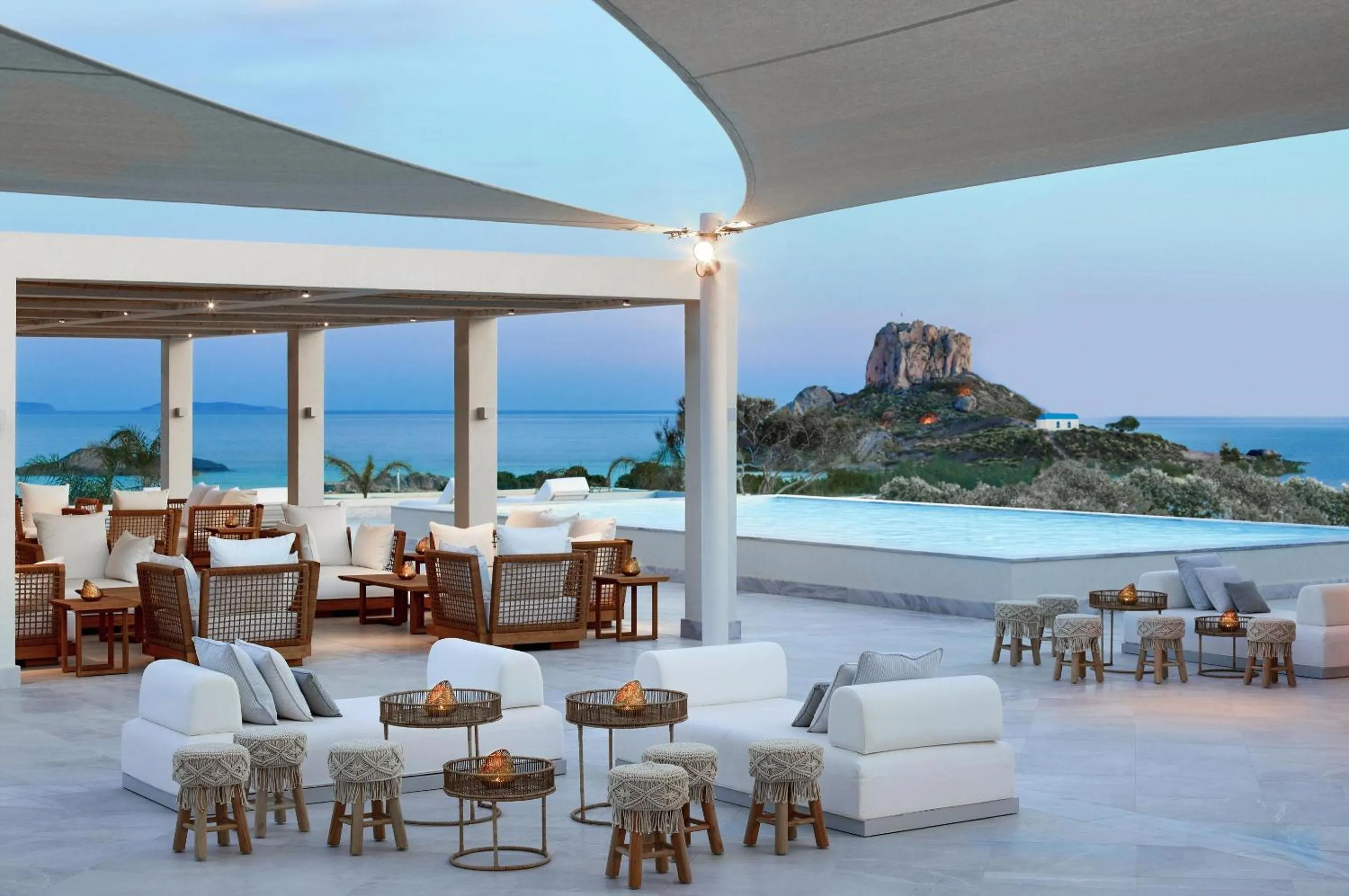 Lounge or bar in Ikos Aria
