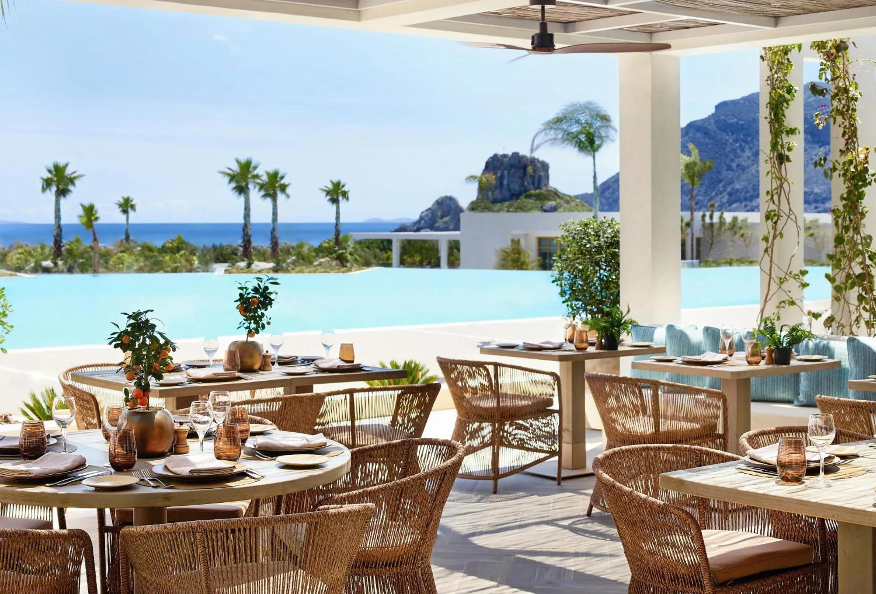 Restaurant/places to eat in Ikos Aria