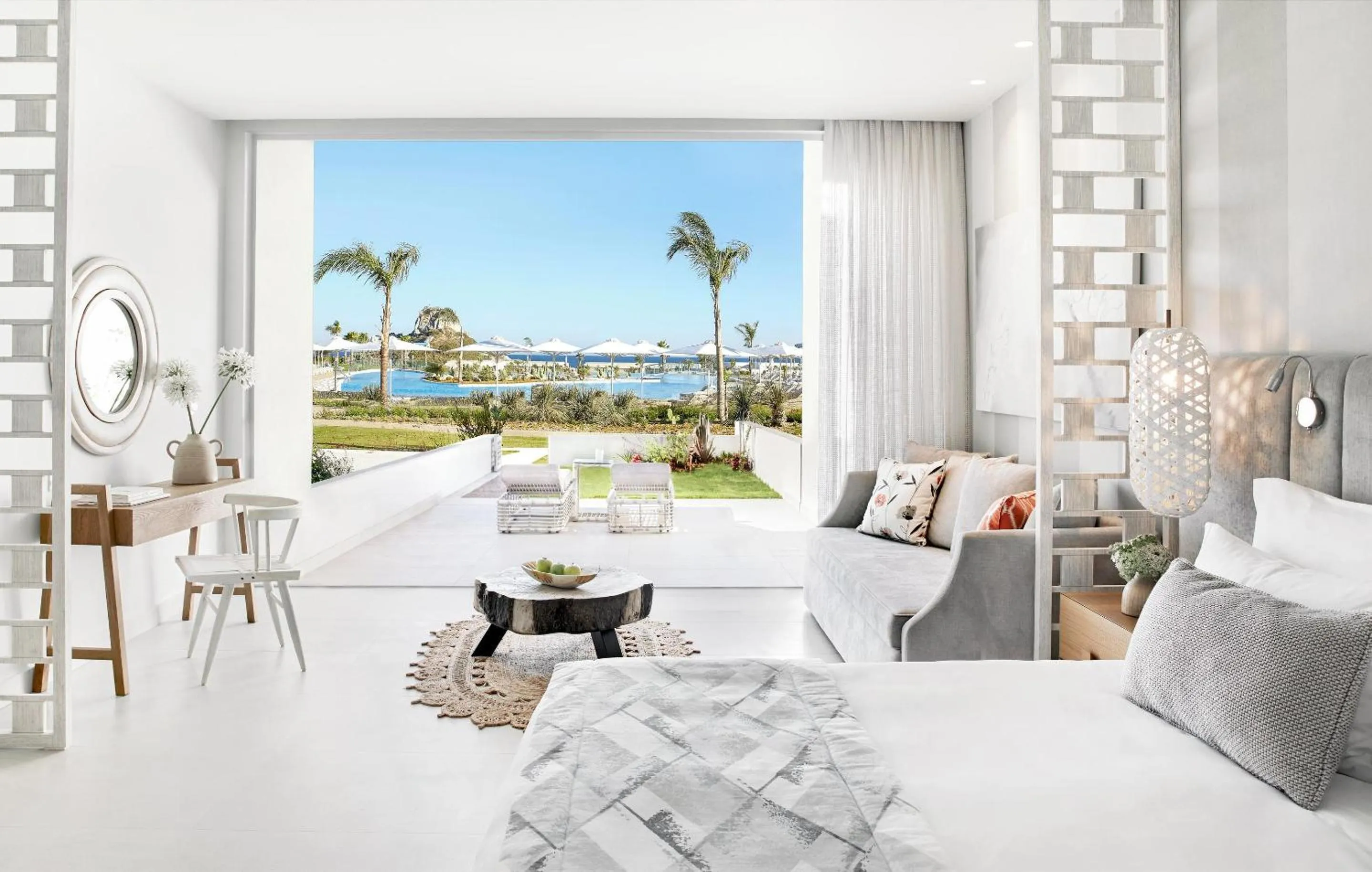 Photo of the whole room, Bed in Ikos Aria