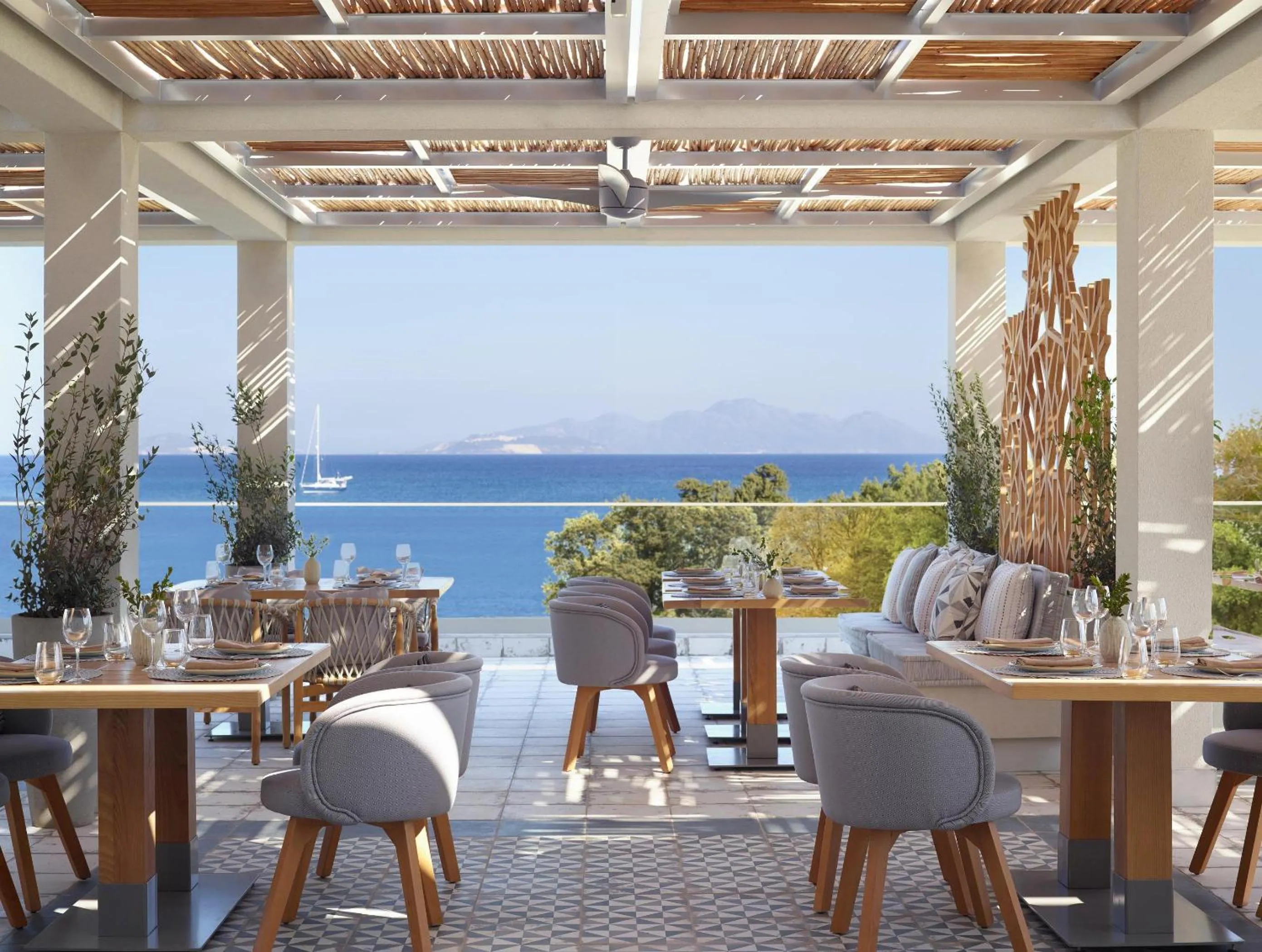 Restaurant/places to eat in Ikos Aria
