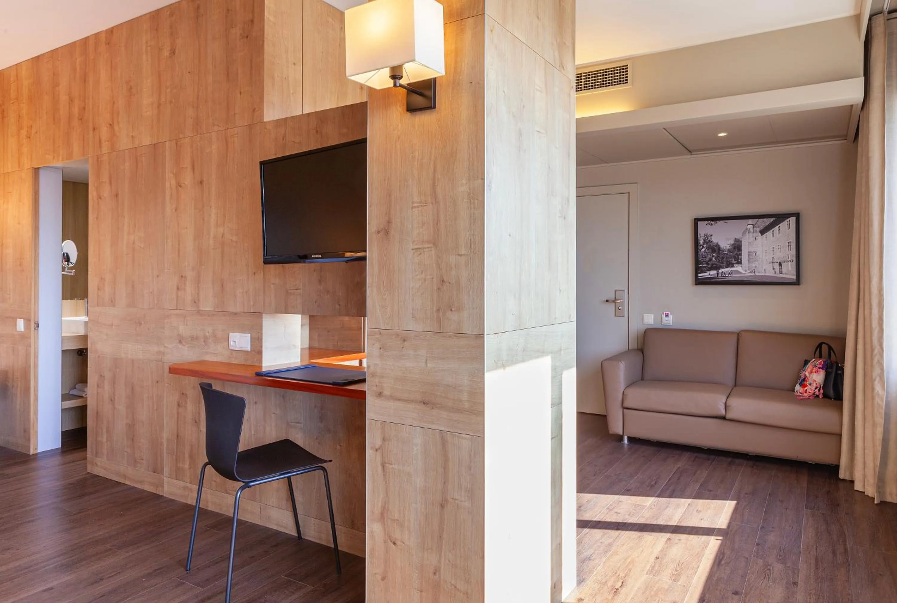 Seating area in Hotel Fundador