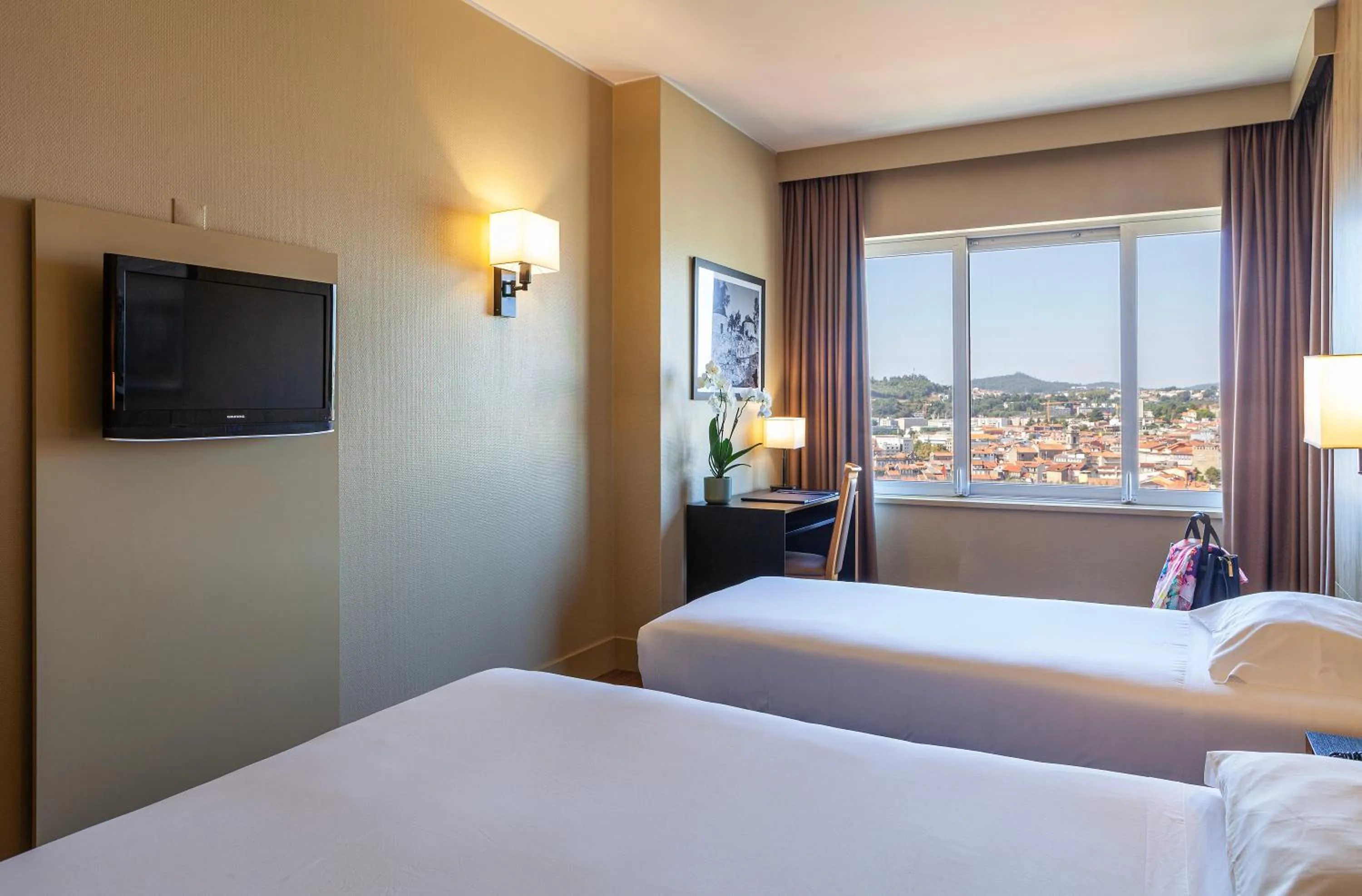 Bedroom, Bed in Hotel Fundador