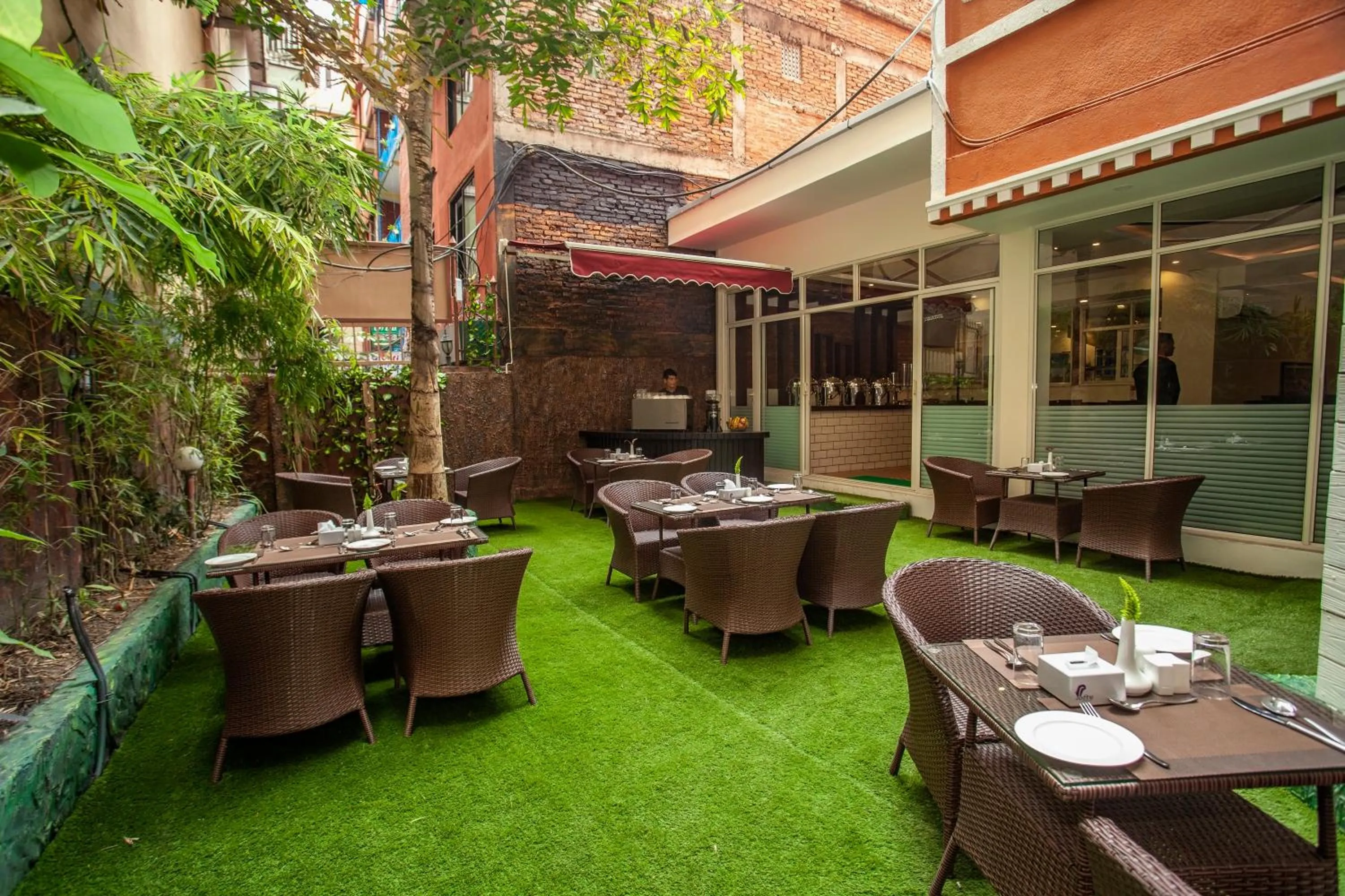 Garden in Hotel Jampa