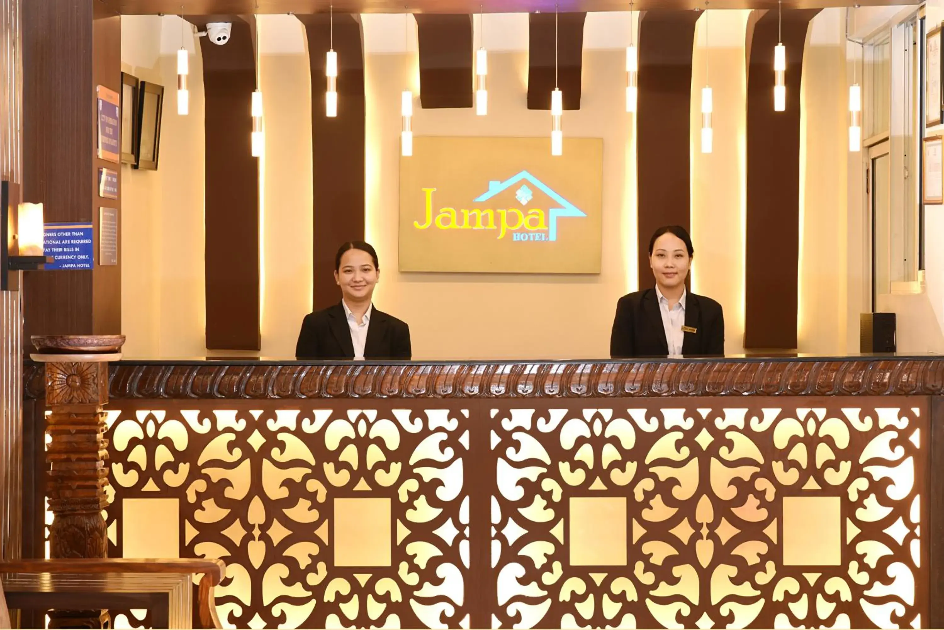 Lobby or reception in Hotel Jampa Lobby or reception in Hotel Jampa