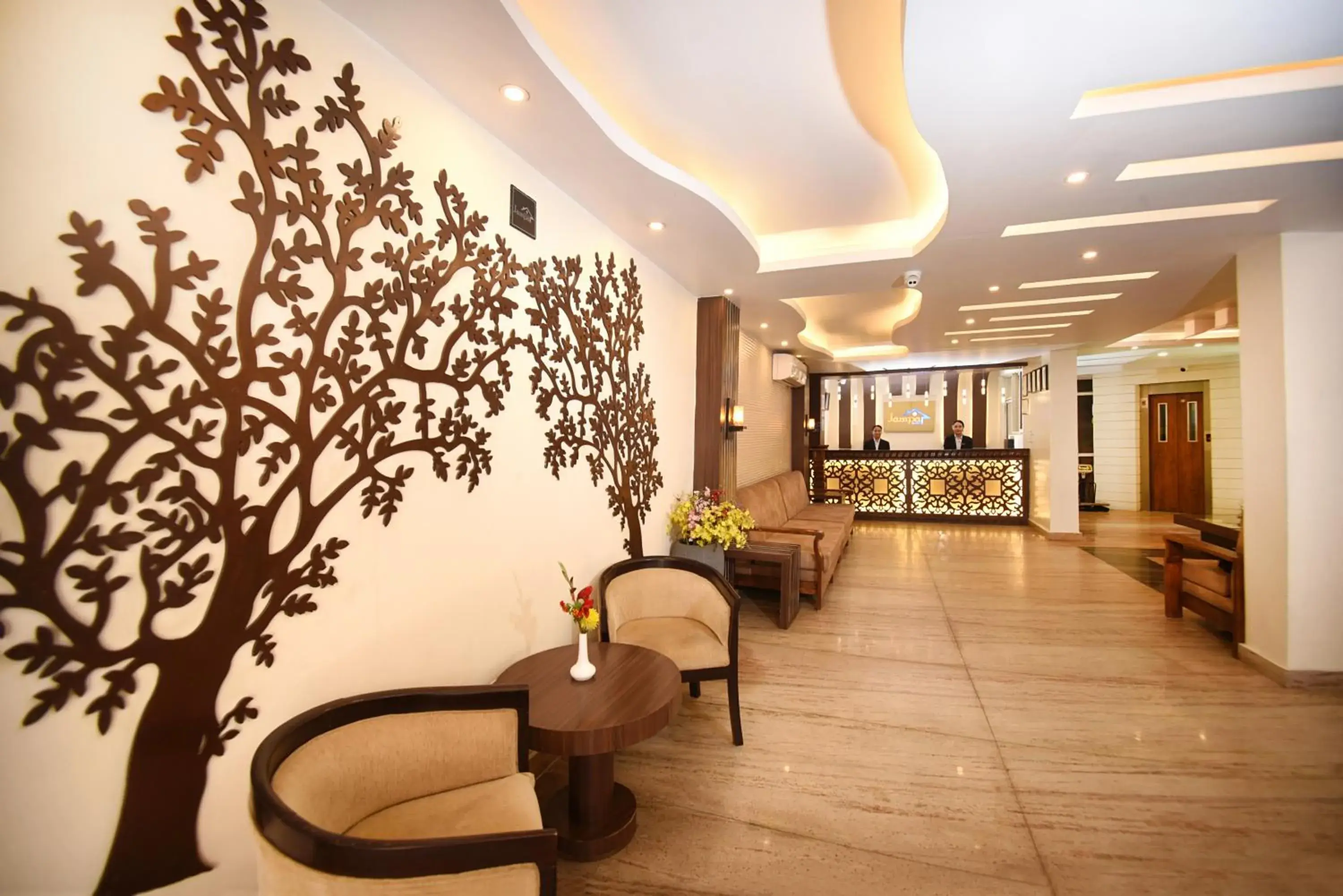 Lobby or reception in Hotel Jampa Lobby or reception in Hotel Jampa