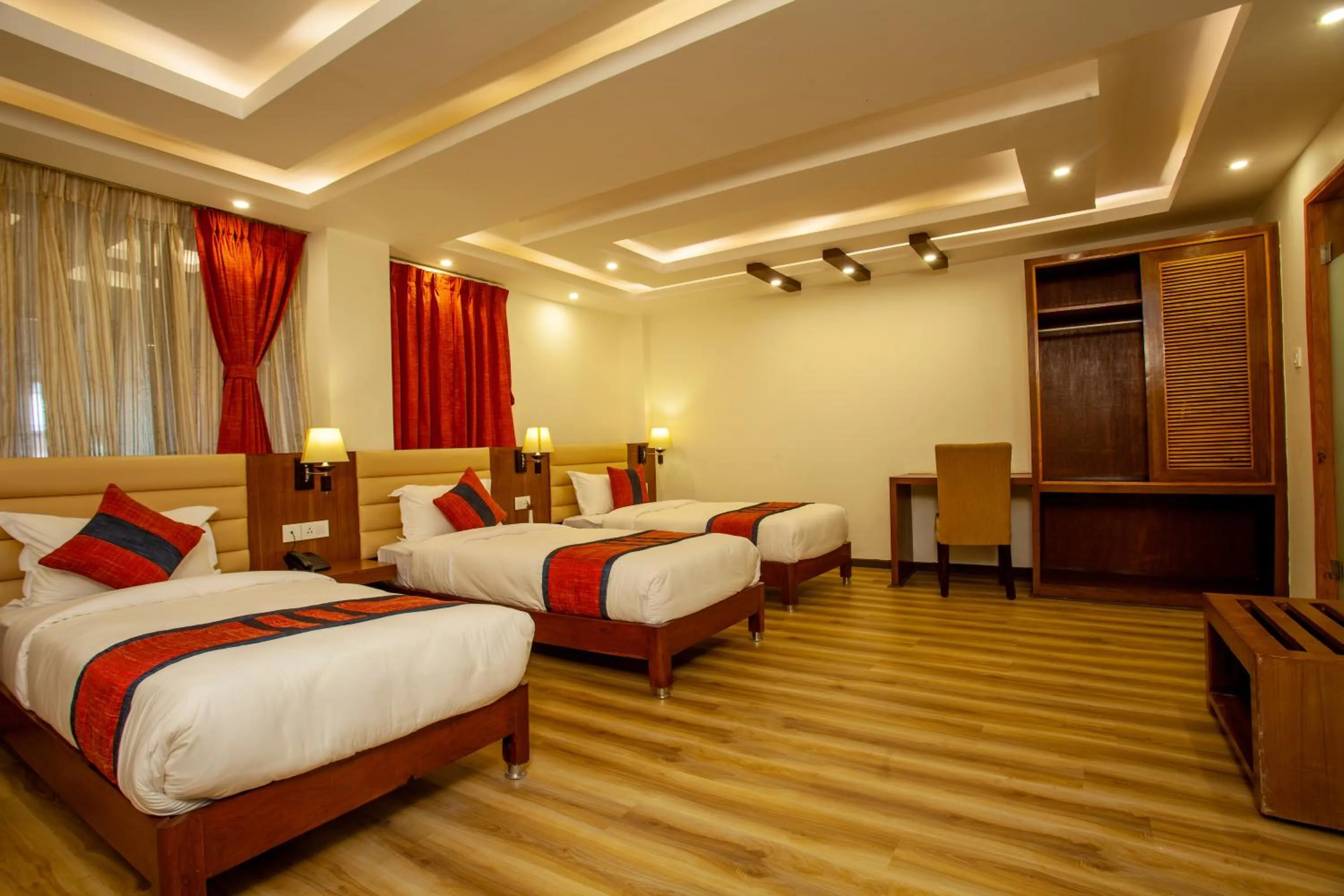 Bedroom, Bed in Hotel Jampa