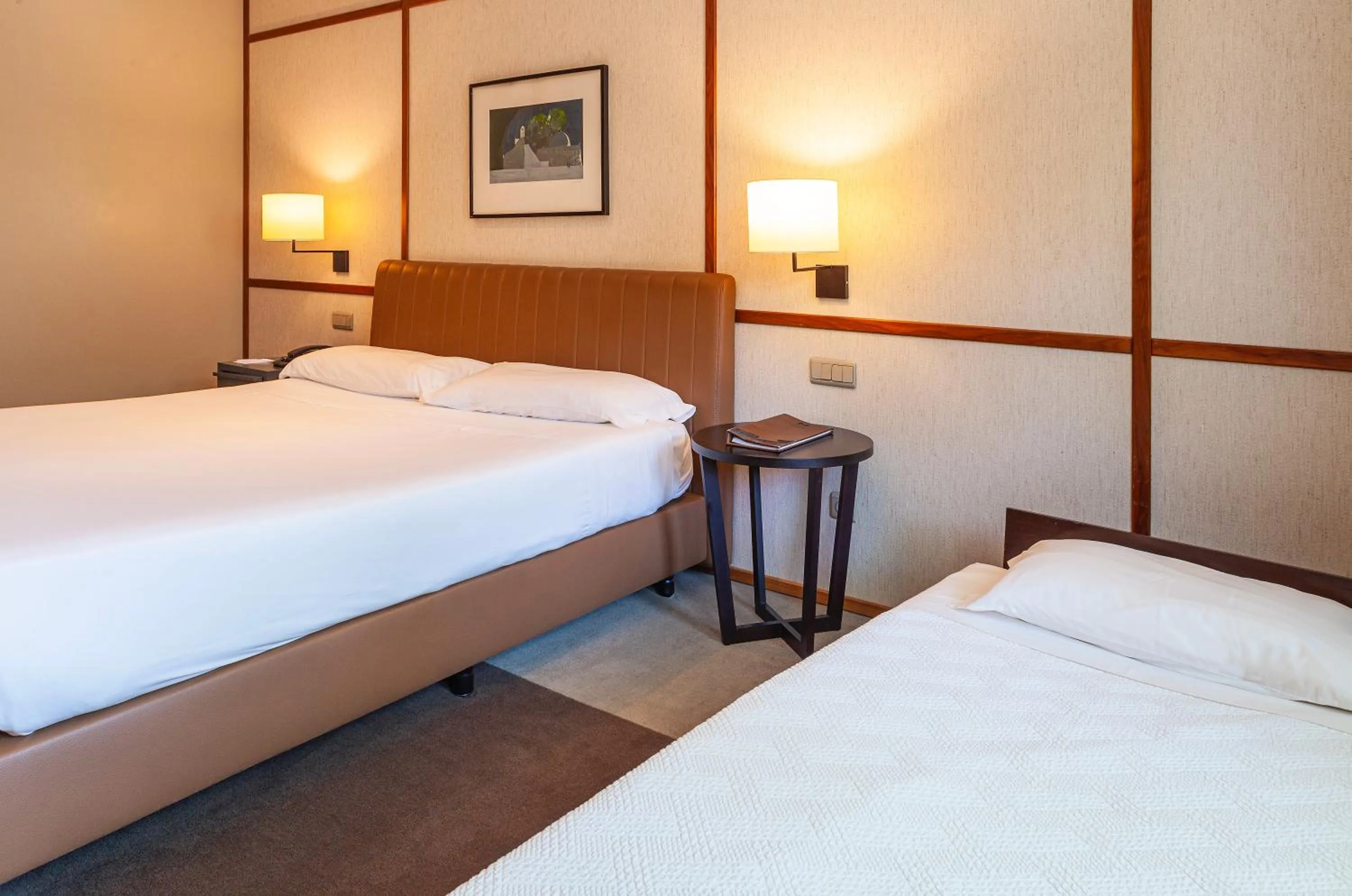 Bed in Hotel de Guimaraes Business & SPA