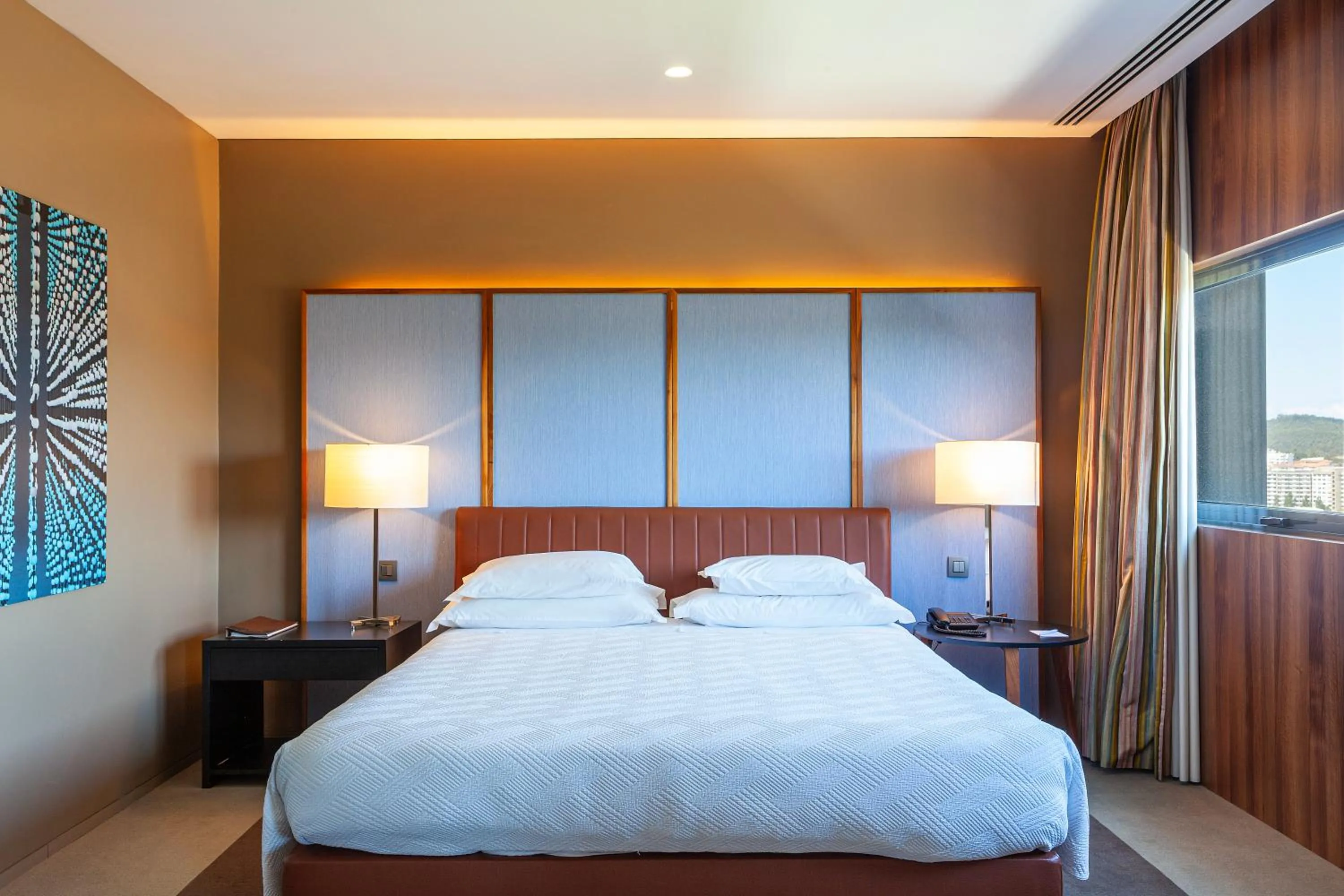 Bed in Hotel de Guimaraes Business & SPA