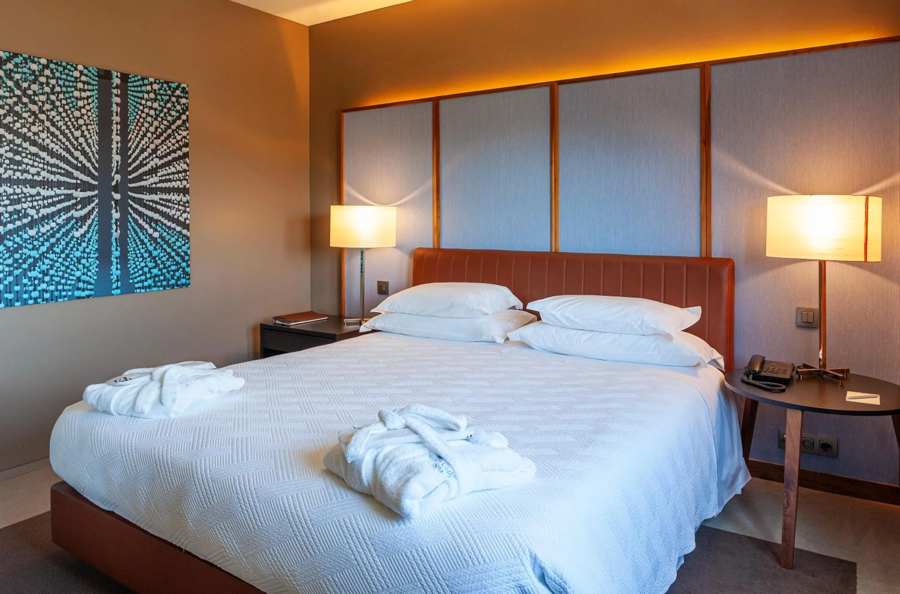 Bed in Hotel de Guimaraes Business & SPA