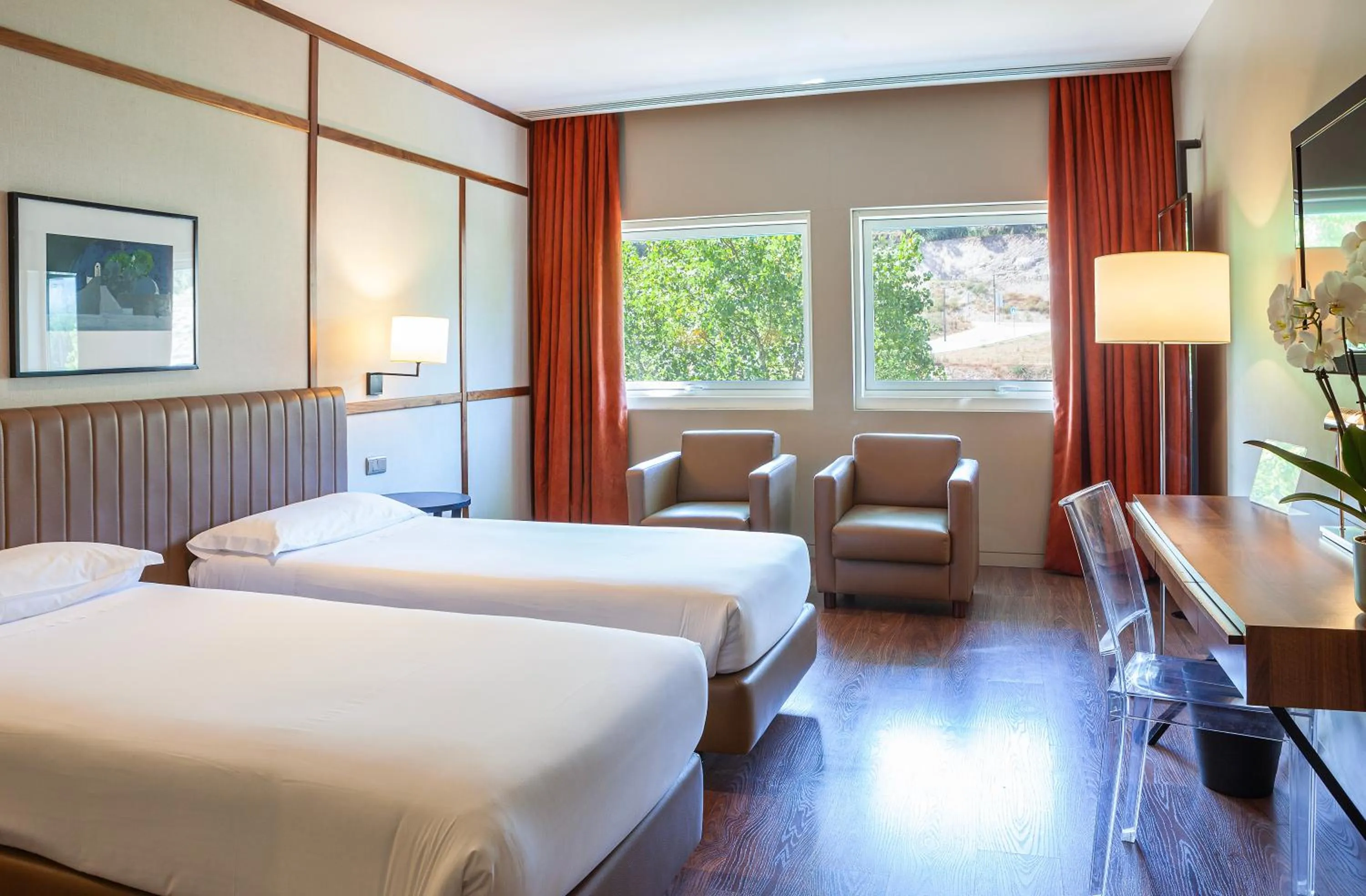 Bed in Hotel de Guimaraes Business & SPA