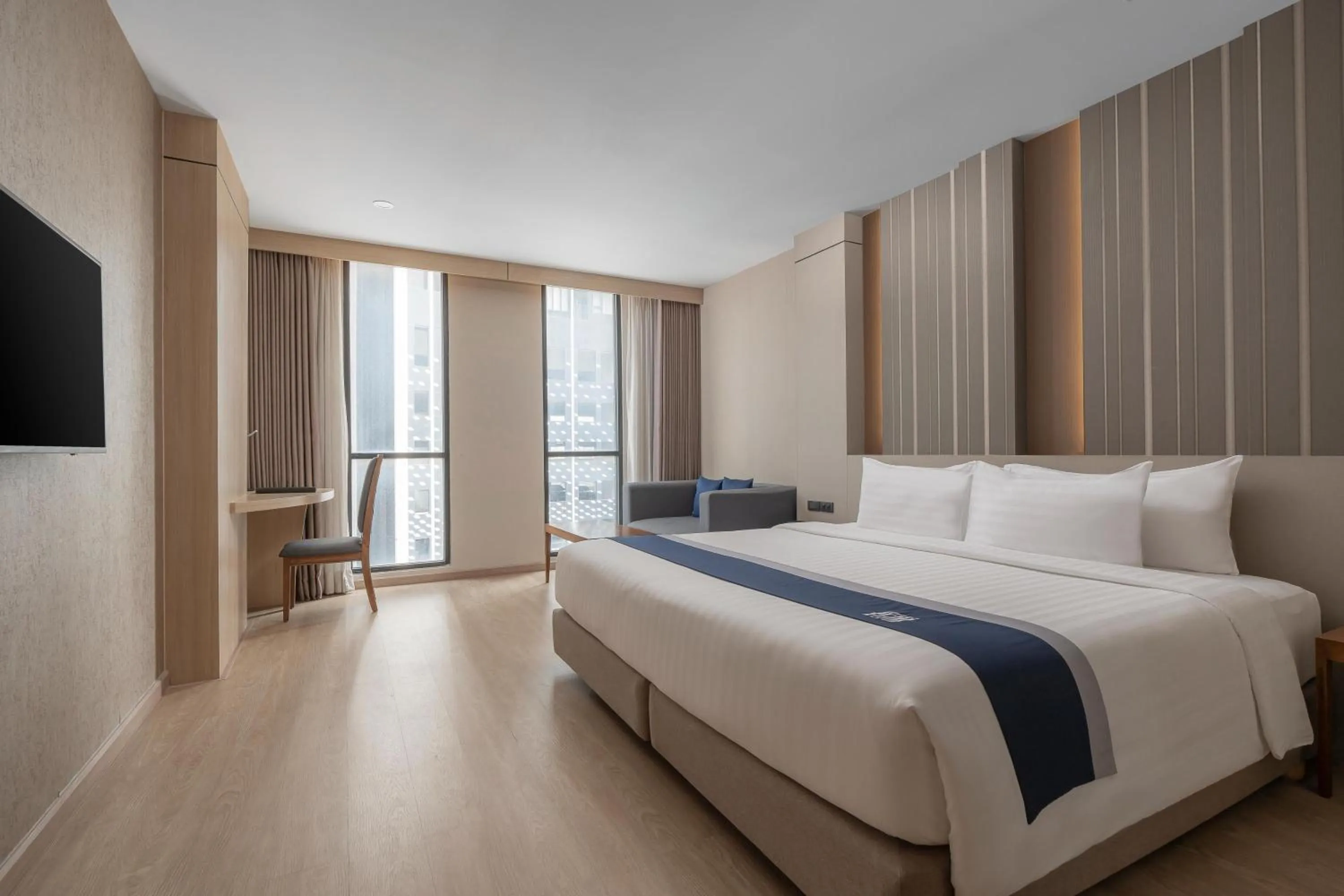 Bed in Zayn Hotel Bangkok - Airport Link Access