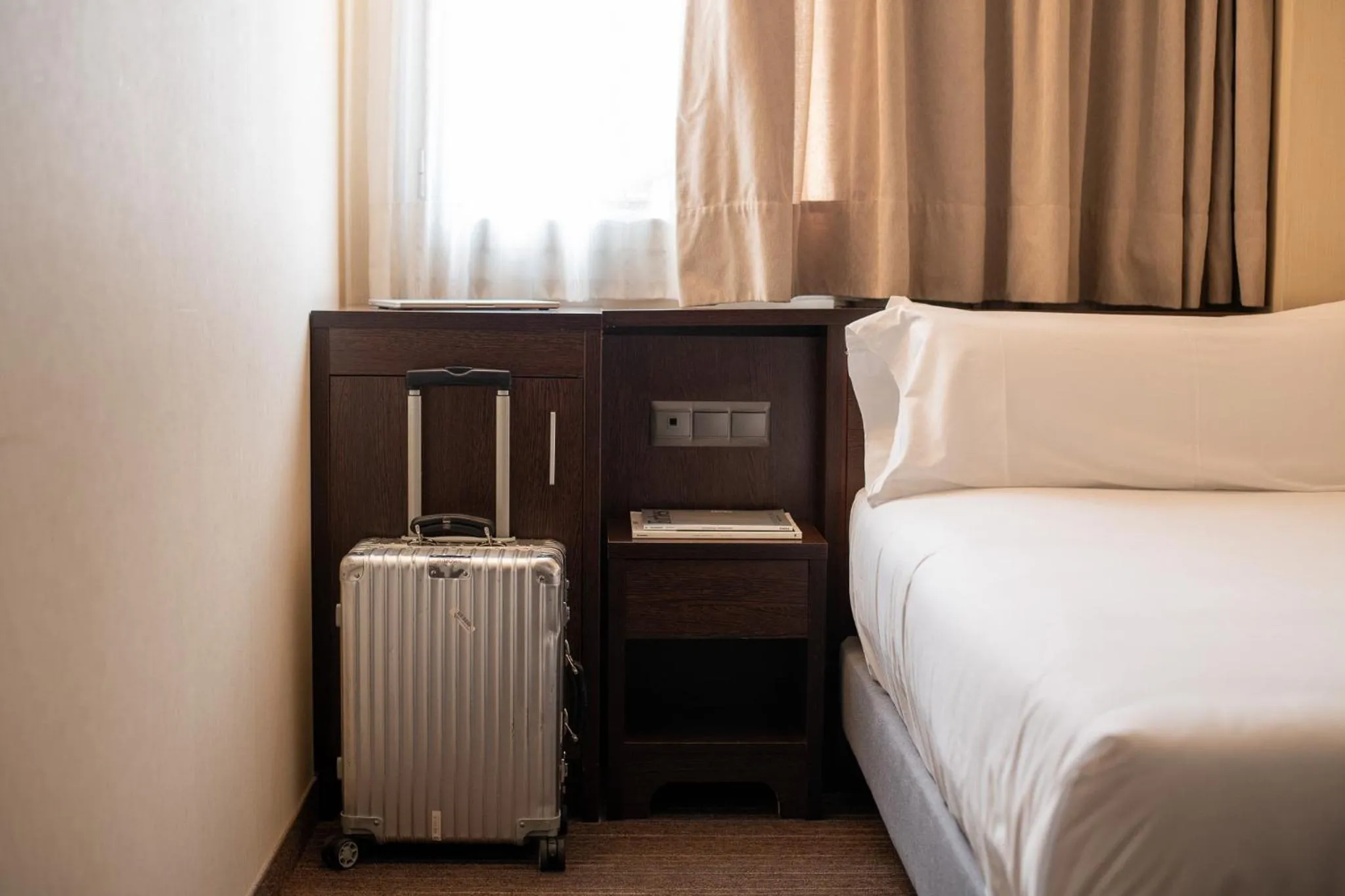 Bed in Hotel Lugano Barcelona