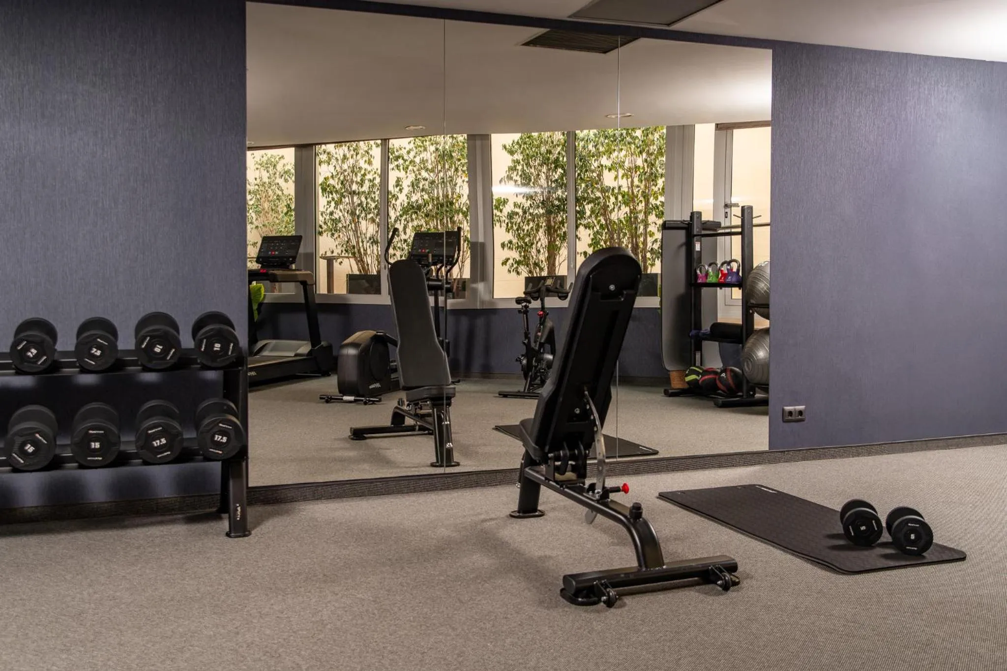 Fitness centre/facilities in Hotel Lugano Barcelona