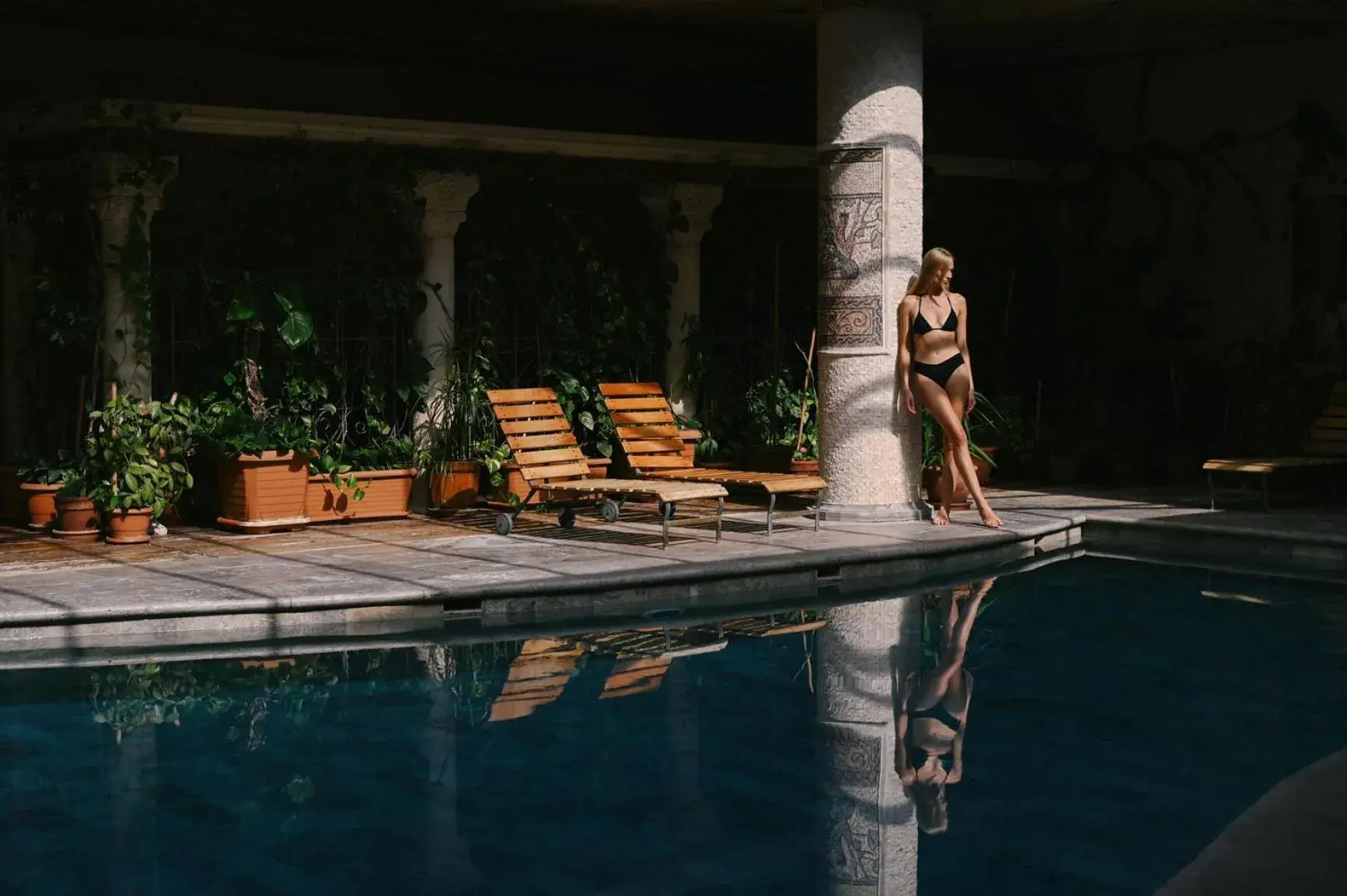 Pool view in Heybe Hotel & Spa Pool view in Heybe Hotel & Spa