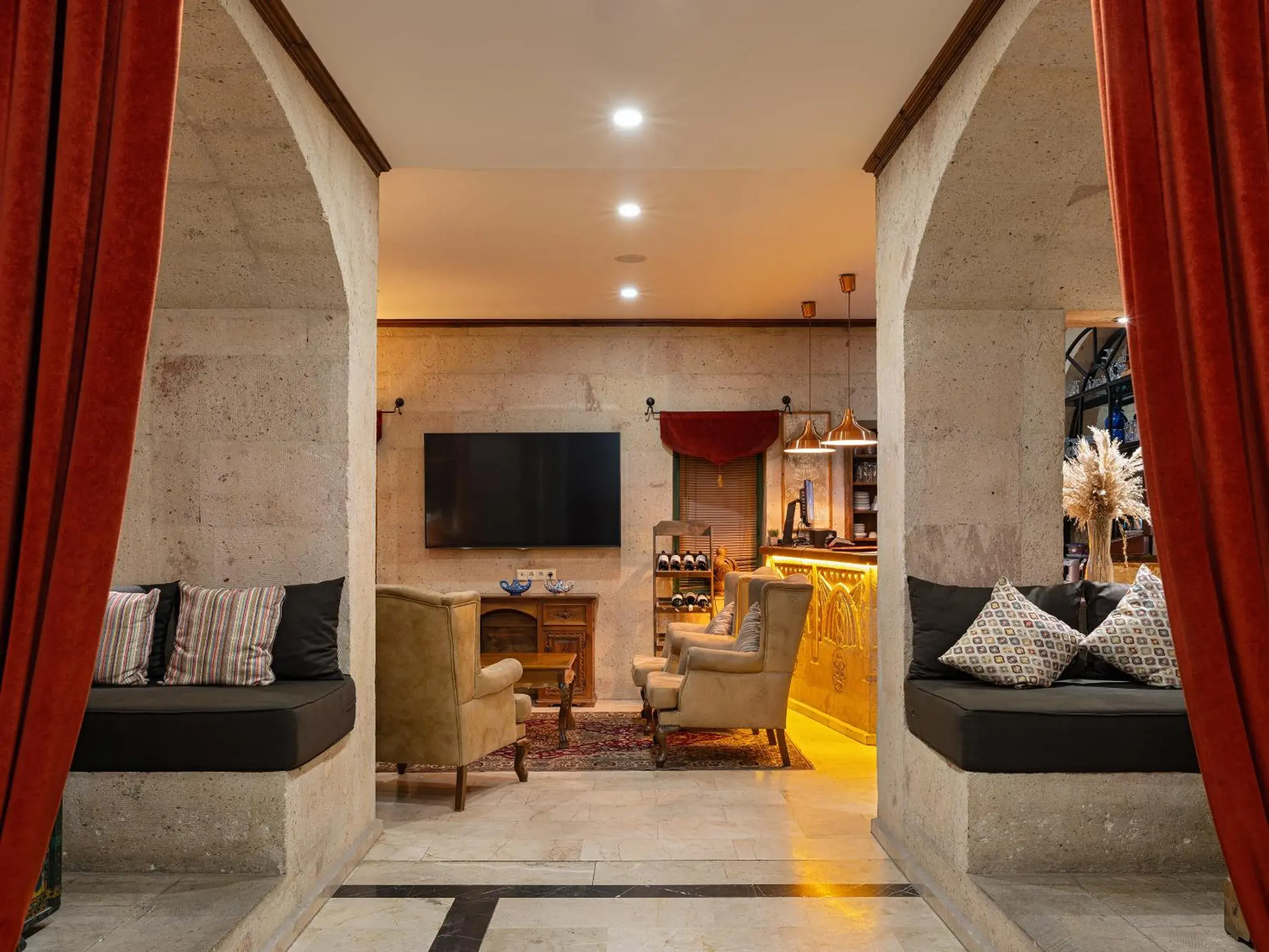 Lobby or reception in Heybe Hotel & Spa Lobby or reception in Heybe Hotel & Spa