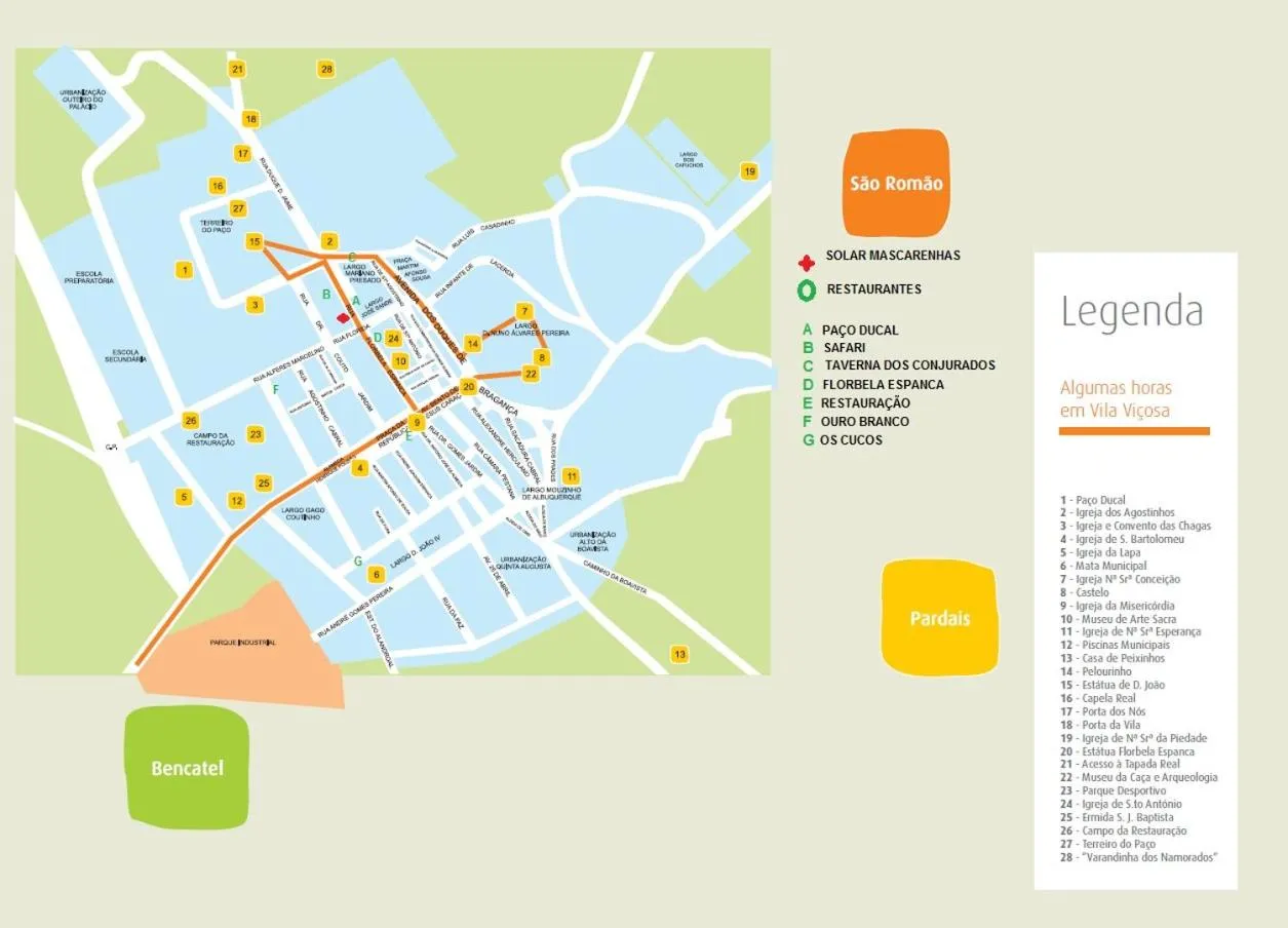 Floor plan in Hotel Solar Dos Mascarenhas