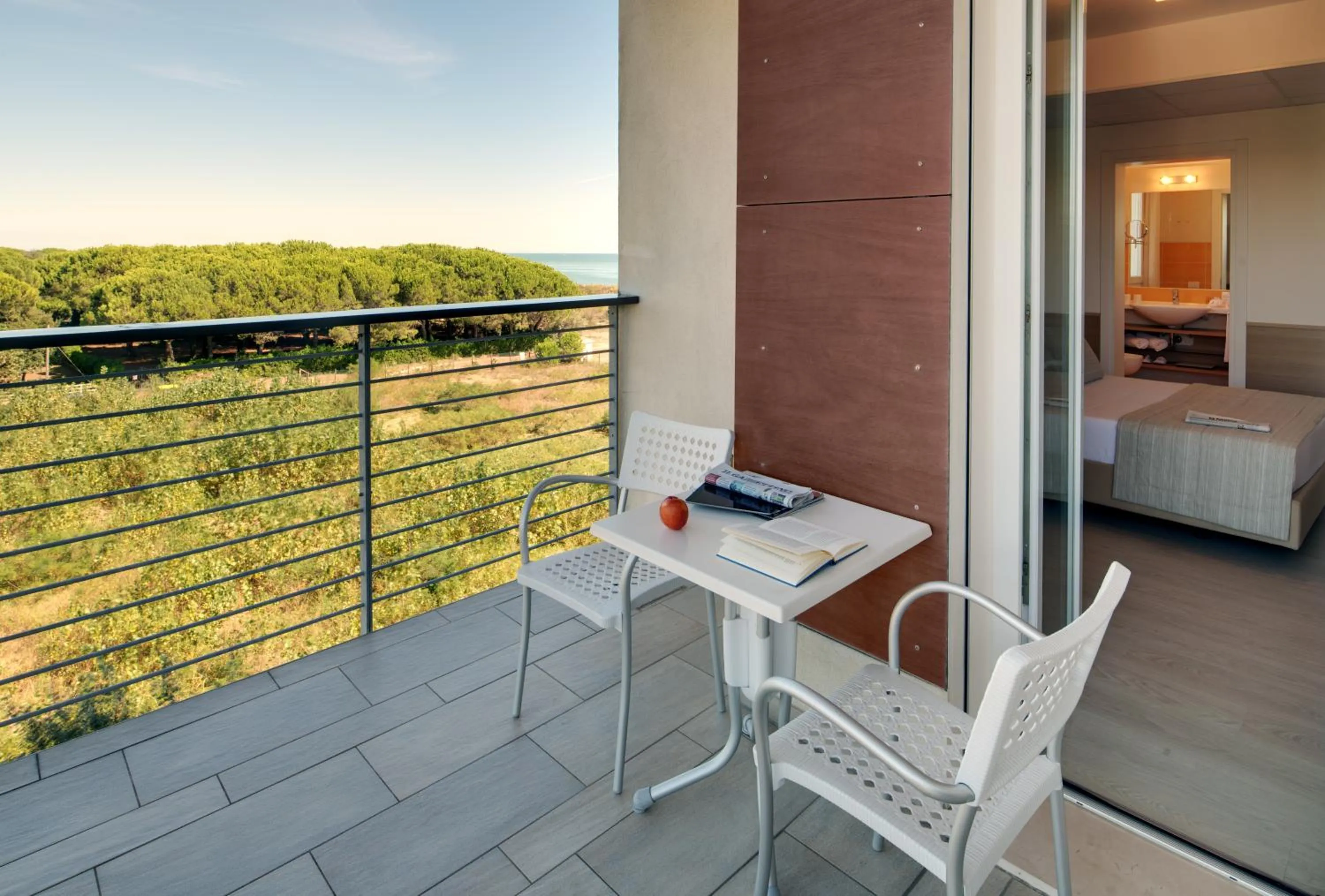 Balcony/Terrace in Jesolopalace Hotel & Aparthotel