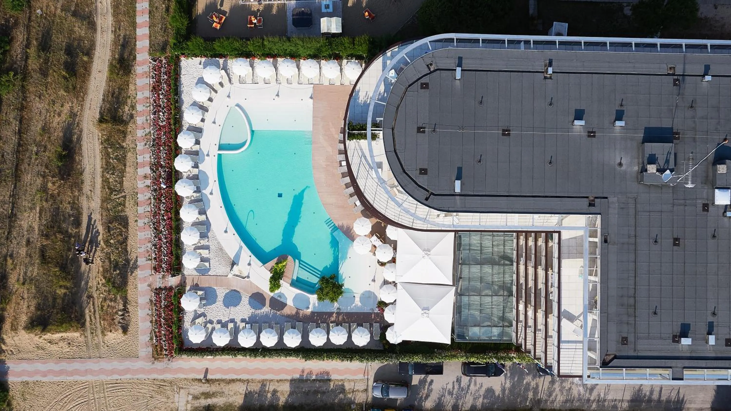 Bird's eye view in Jesolopalace Hotel & Aparthotel