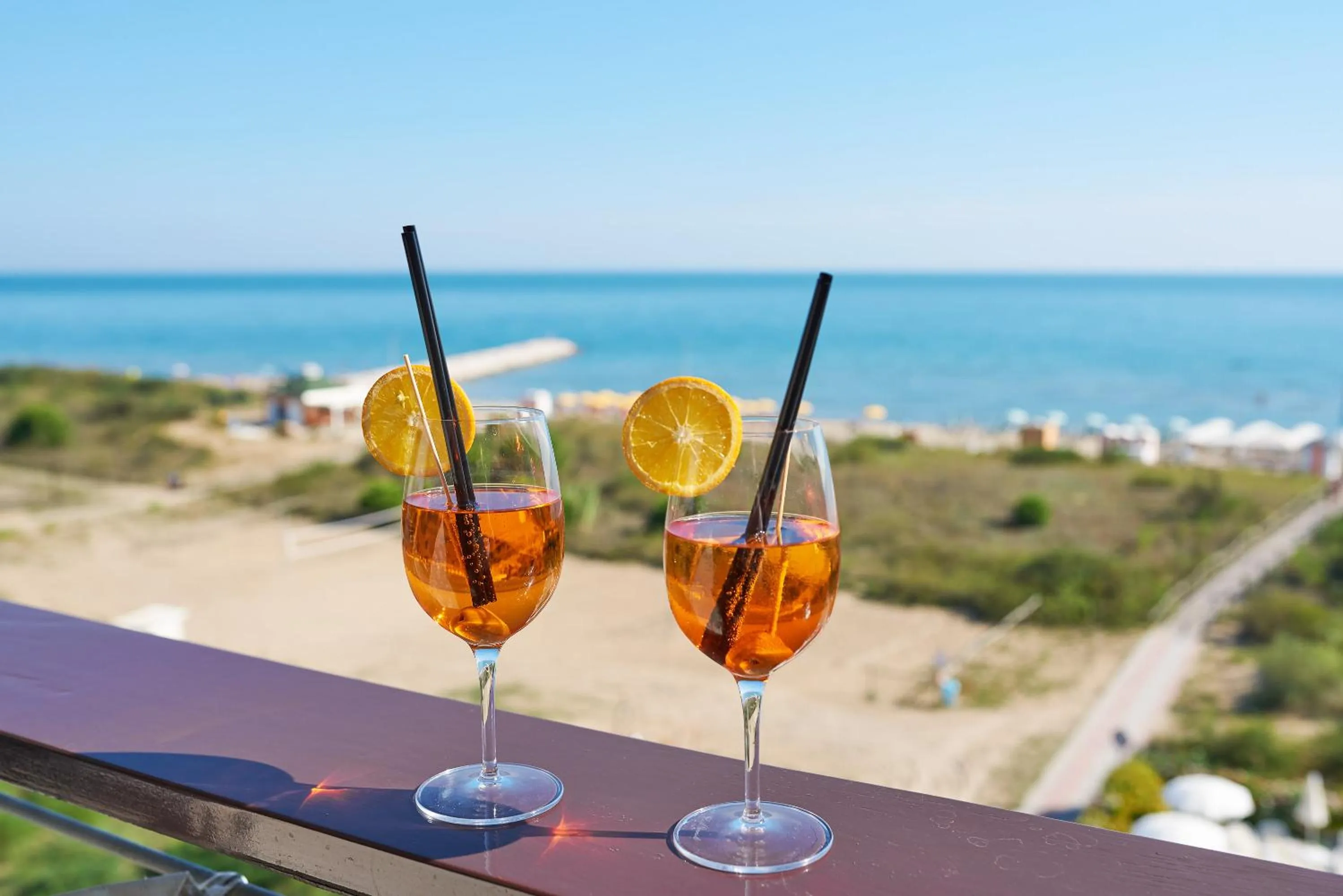 Balcony/Terrace in Jesolopalace Hotel & Aparthotel