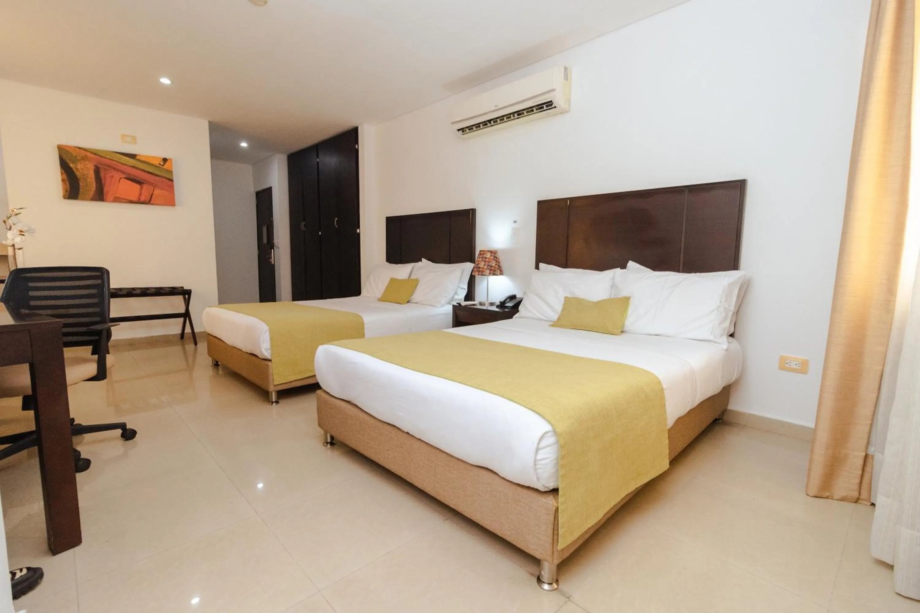 Bed in Hotel Millenium Barrancabermeja