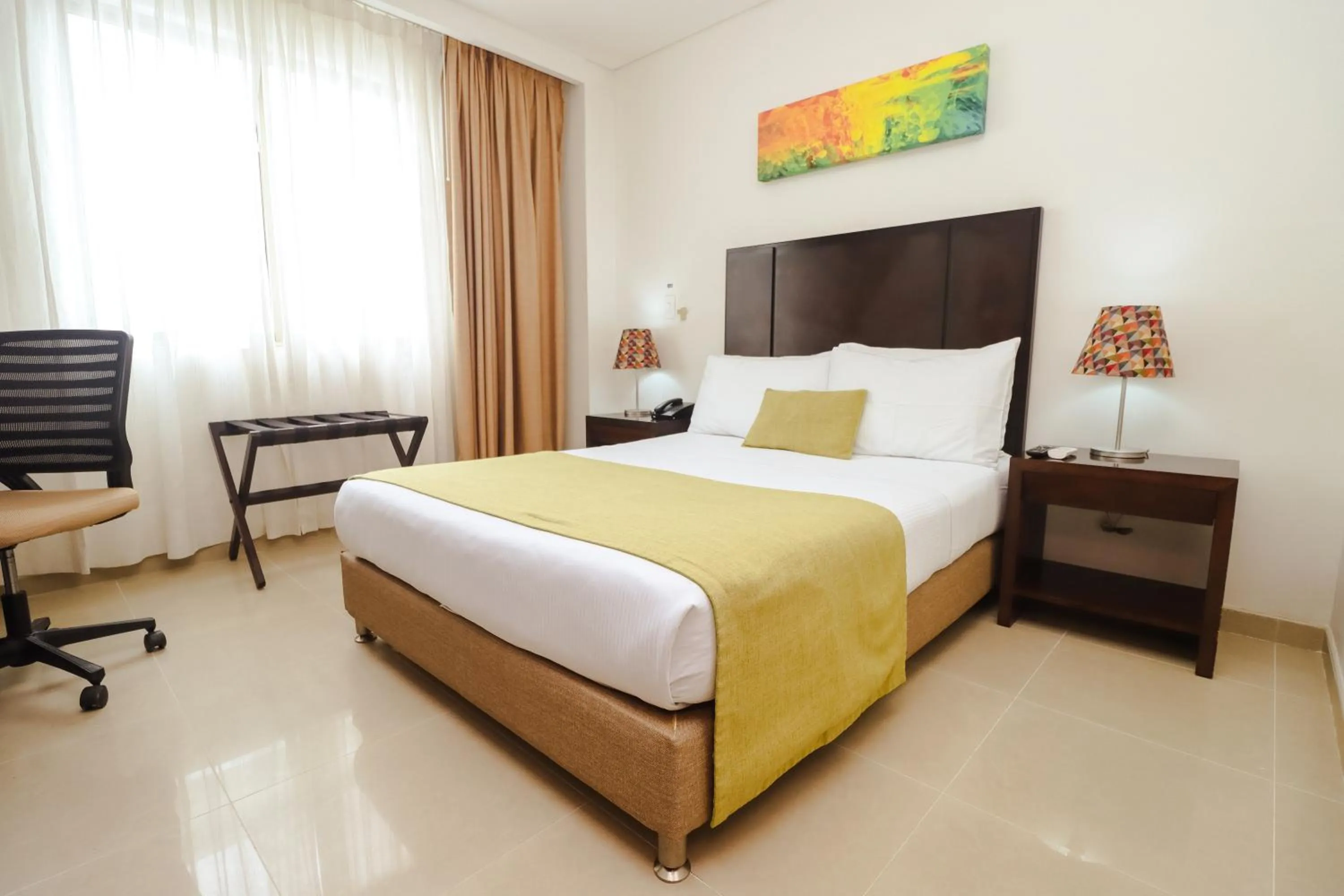 Bed in Hotel Millenium Barrancabermeja