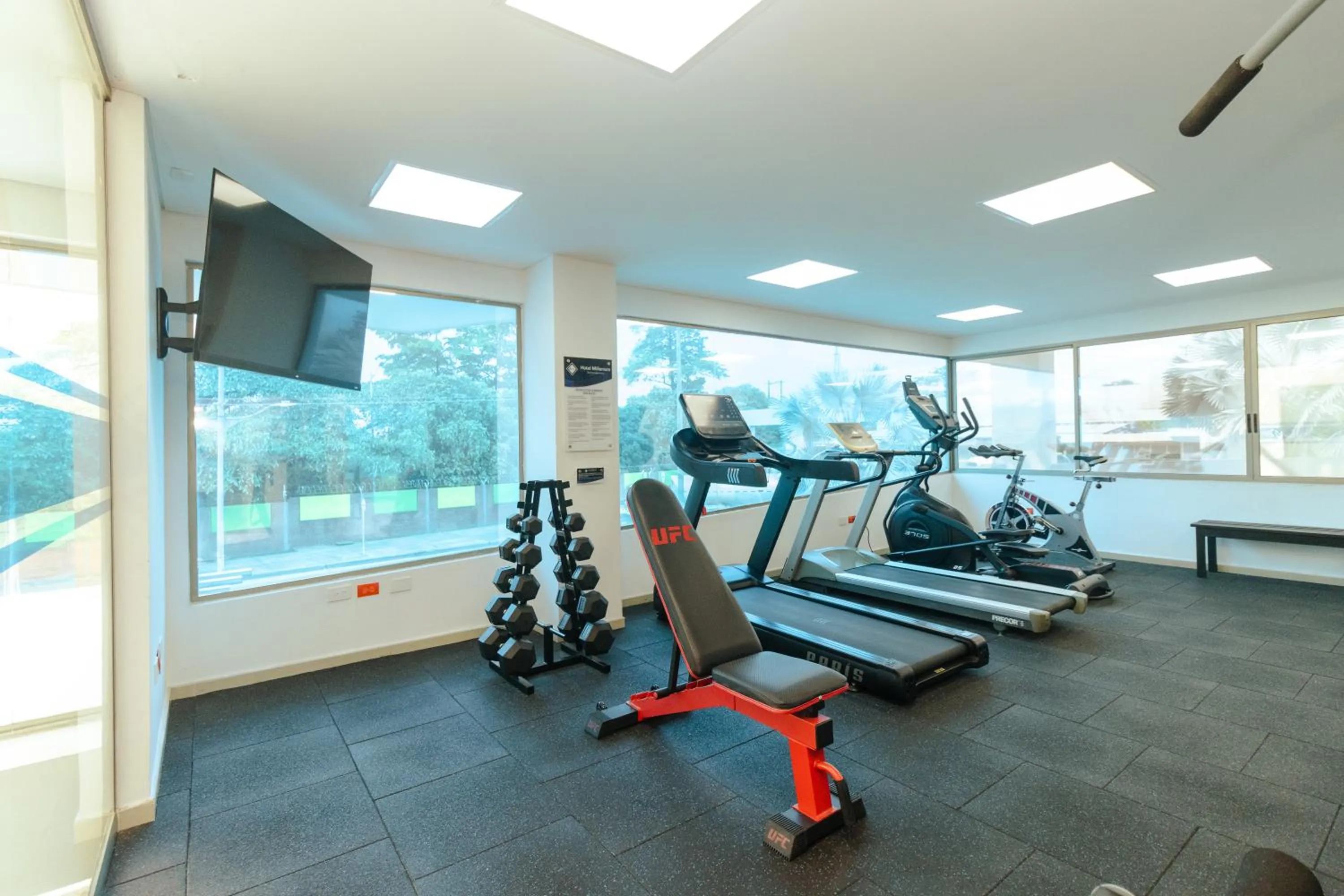 Fitness centre/facilities in Hotel Millenium Barrancabermeja