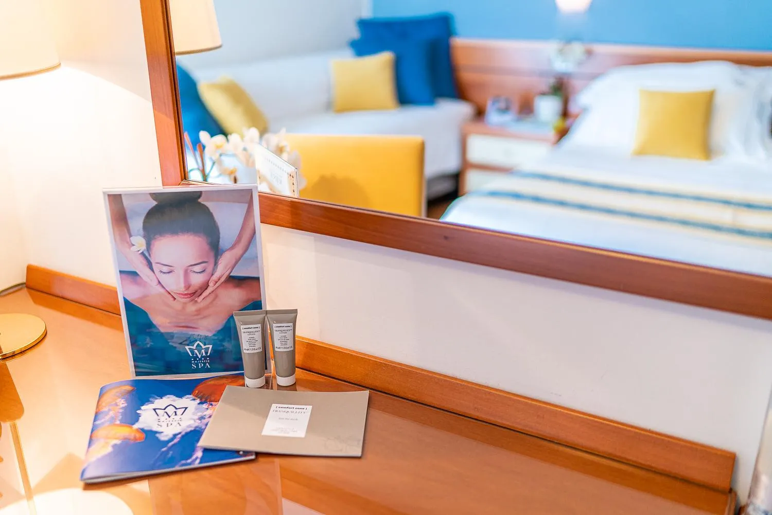Bed in Majestic Beach Hotel & Wellness