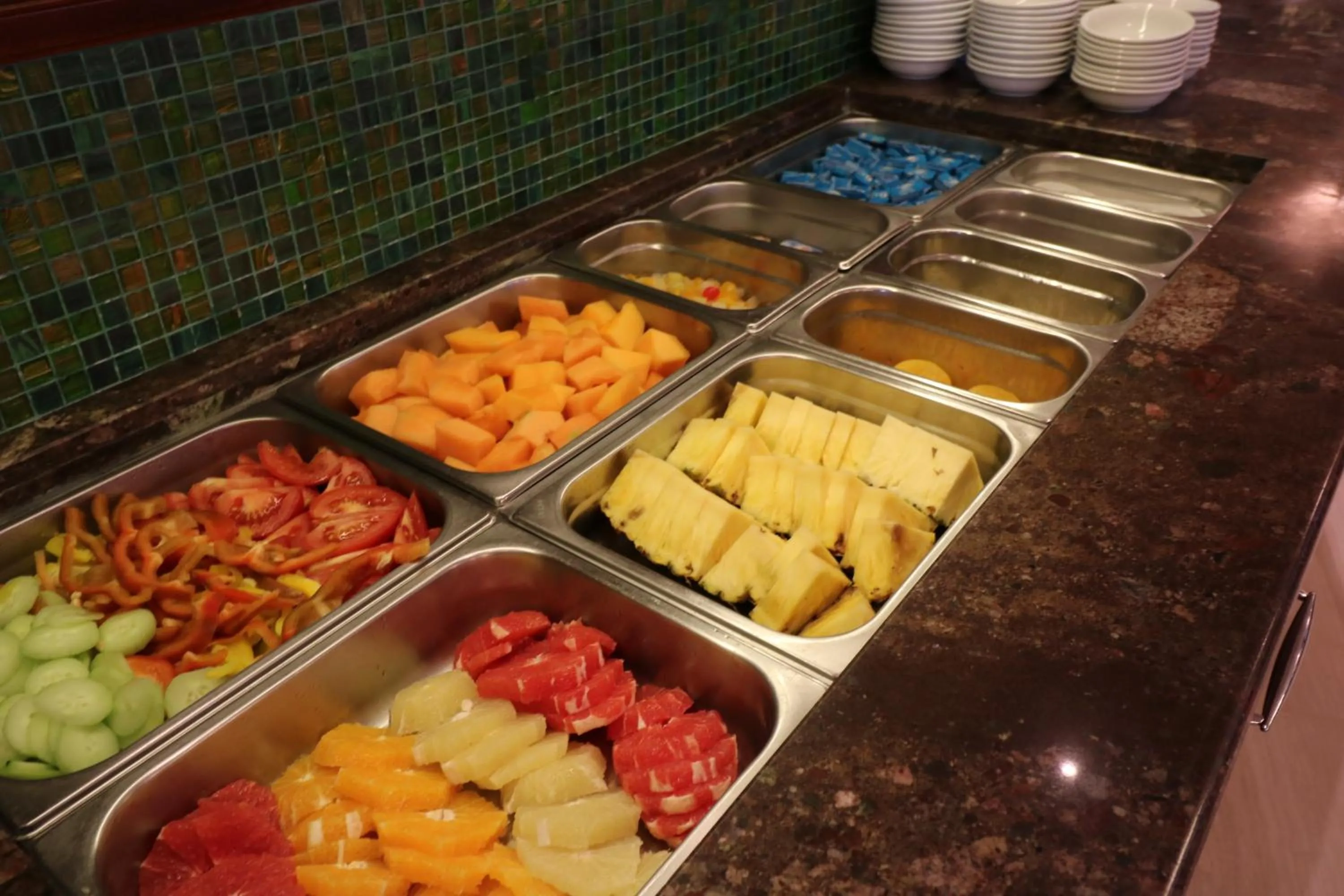 Continental breakfast in Majestic Beach Hotel & Wellness