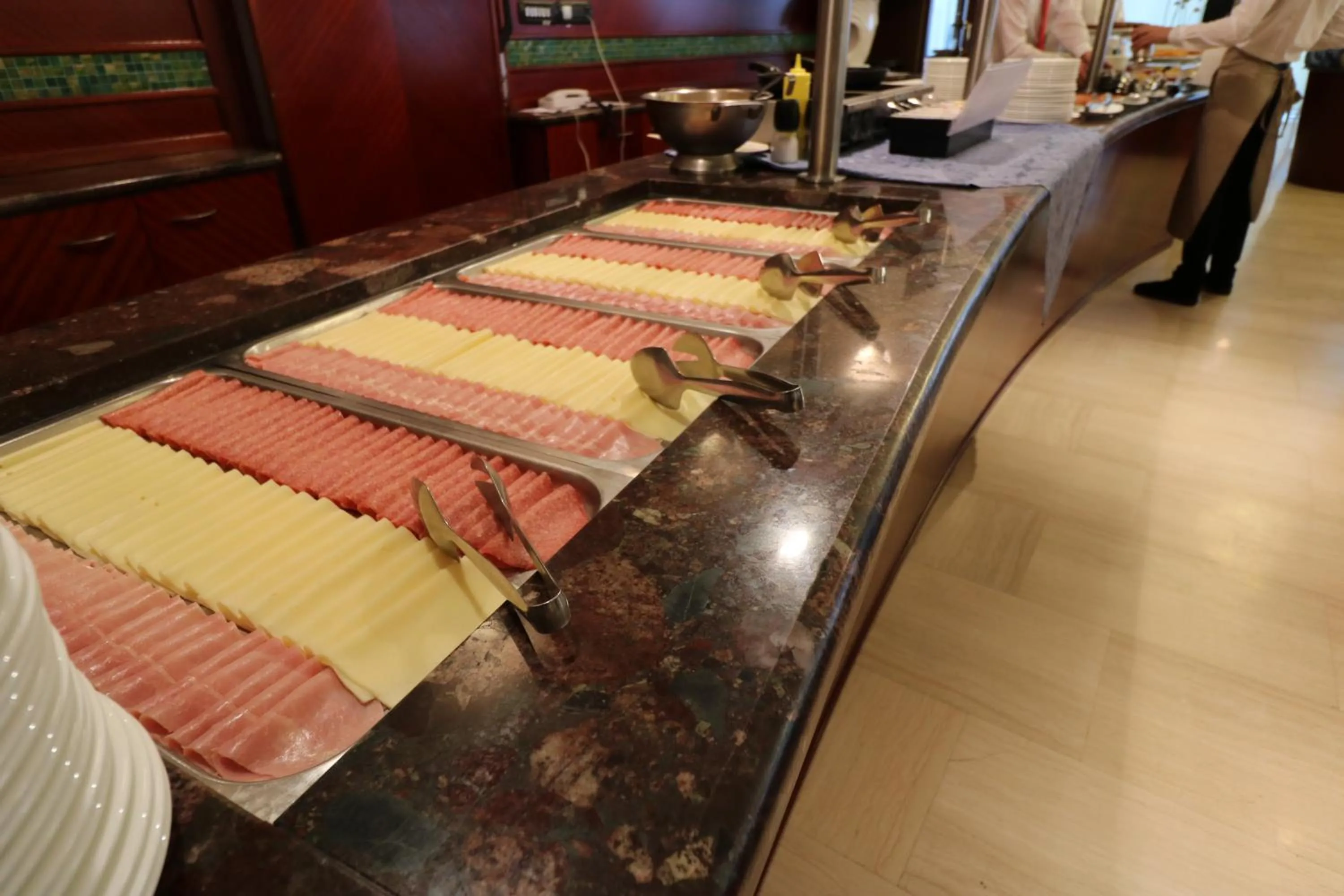 Continental breakfast in Majestic Beach Hotel & Wellness