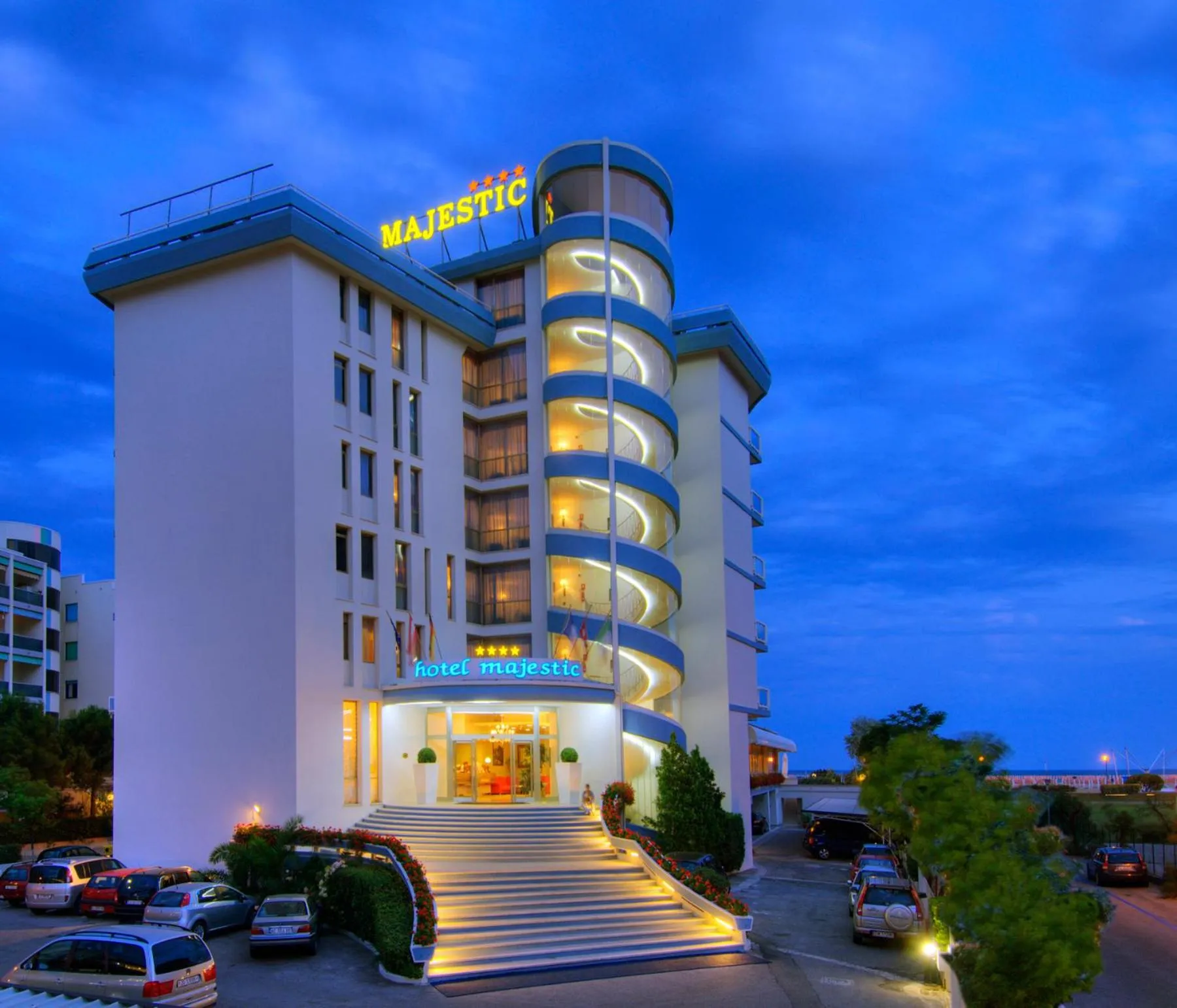 Property building in Majestic Beach Hotel & Wellness