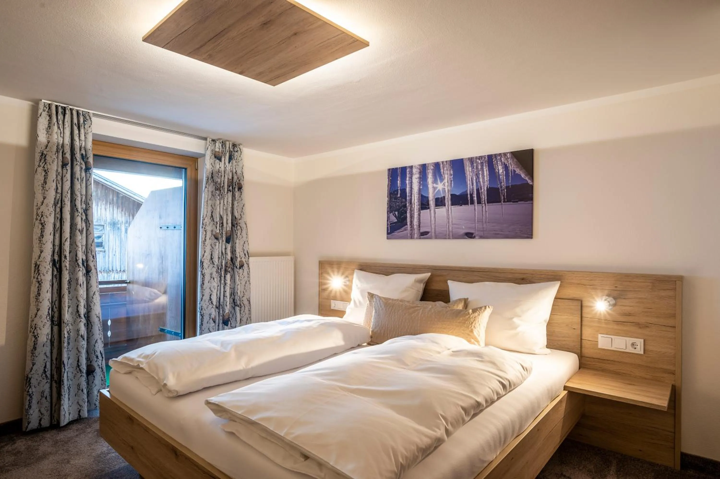 Bedroom, Bed in Haus am Rank