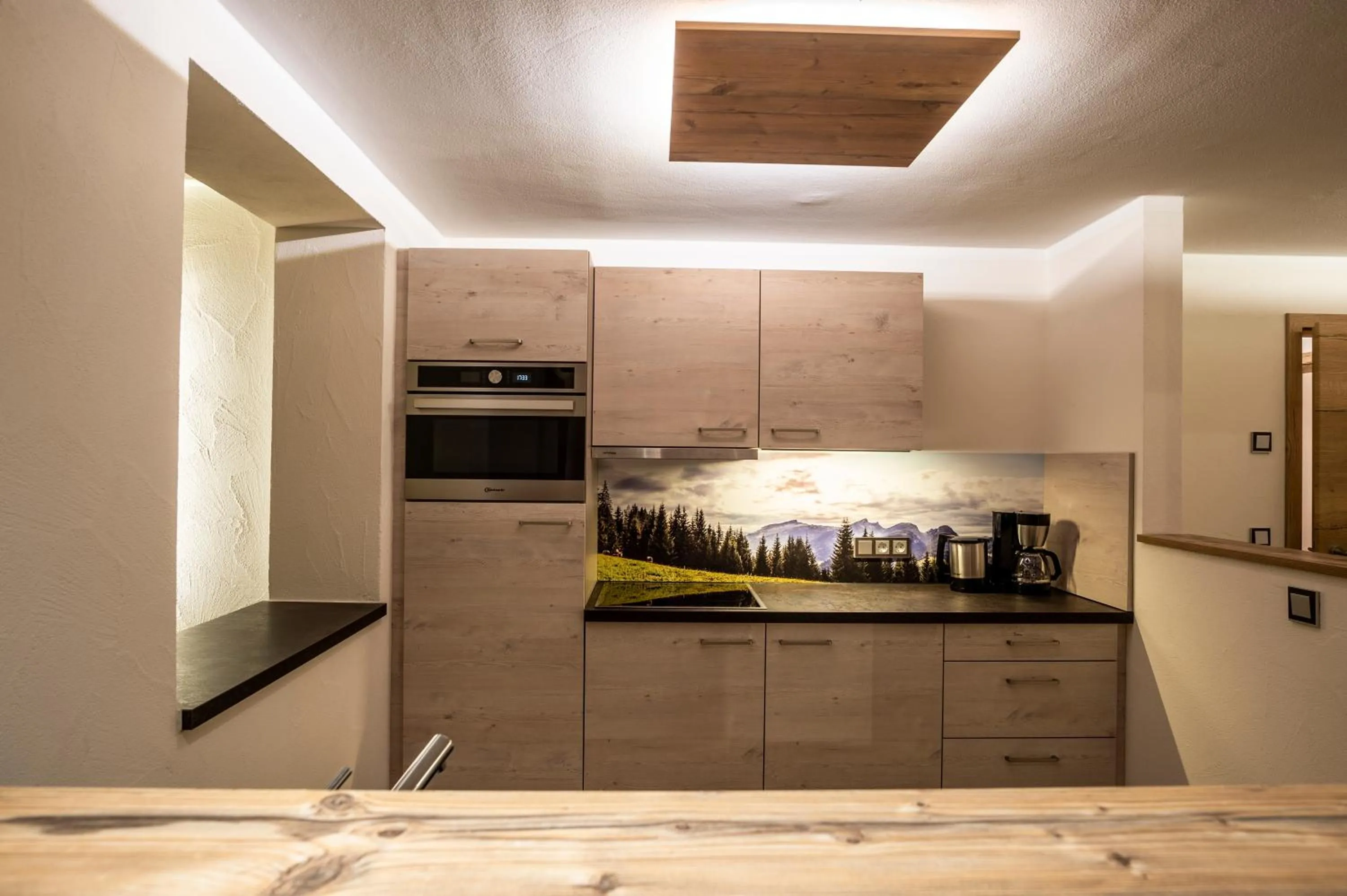 Kitchen or kitchenette in Haus am Rank