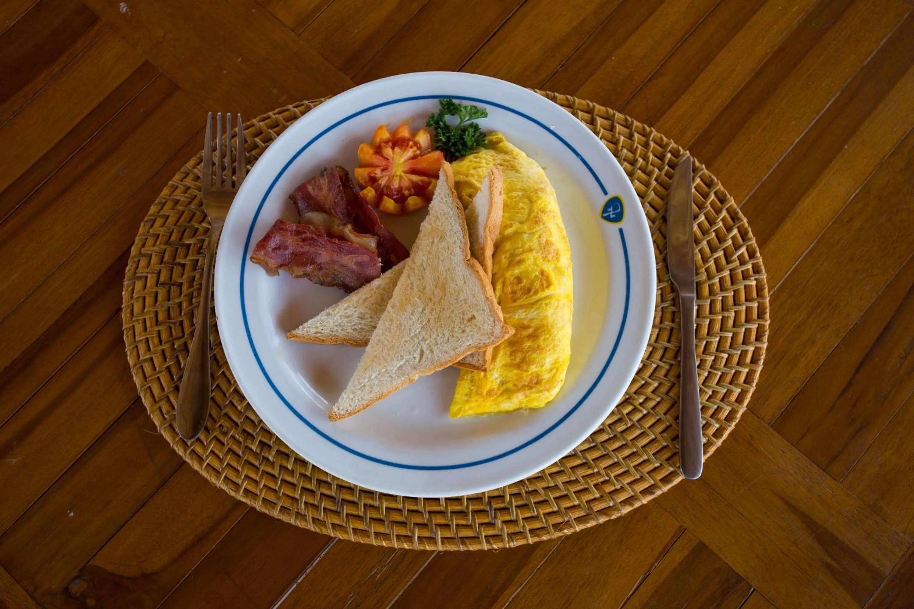 Breakfast in Rijet Villa Beach & Restaurant