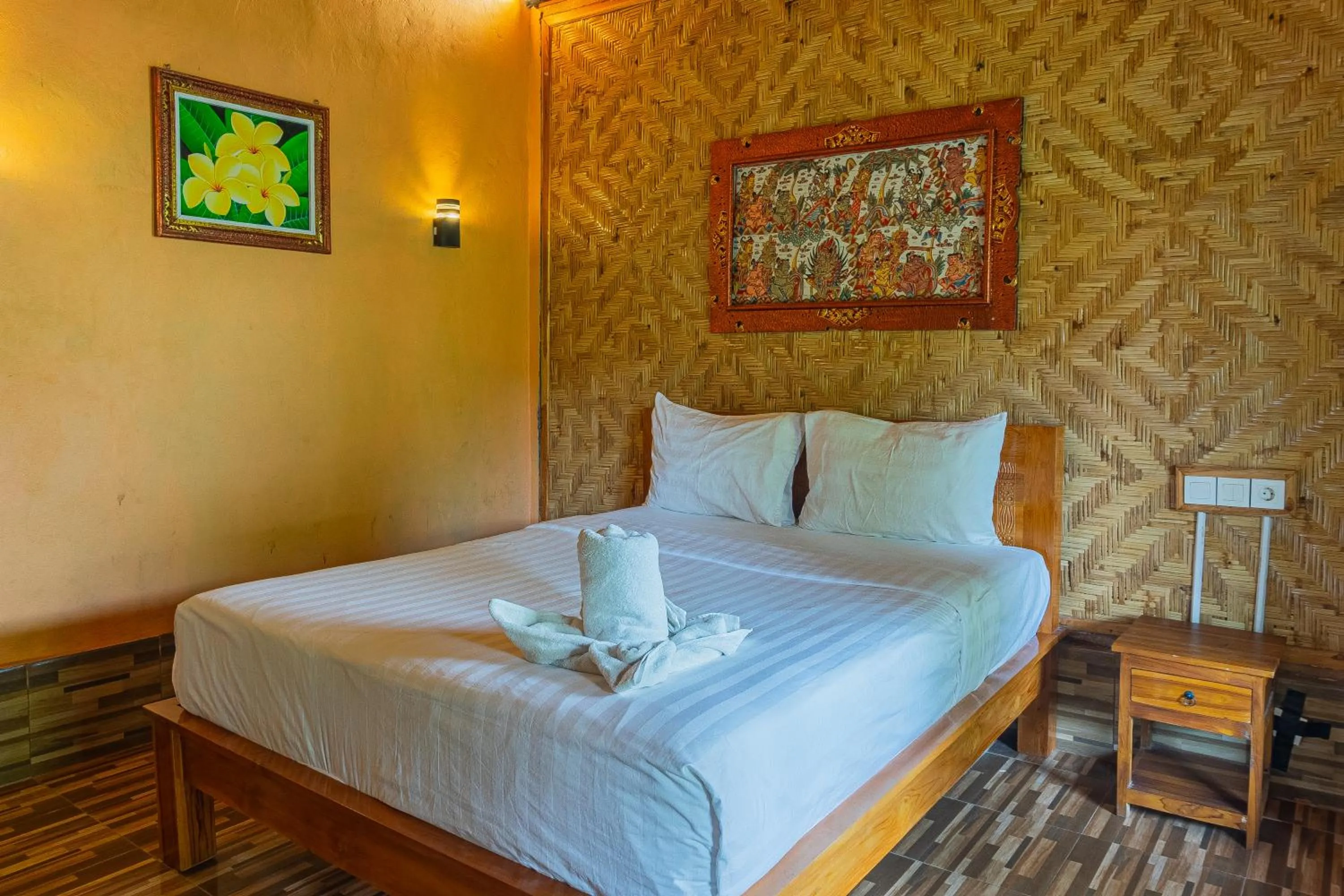 Bedroom, Bed in Rijet Villa Beach & Restaurant