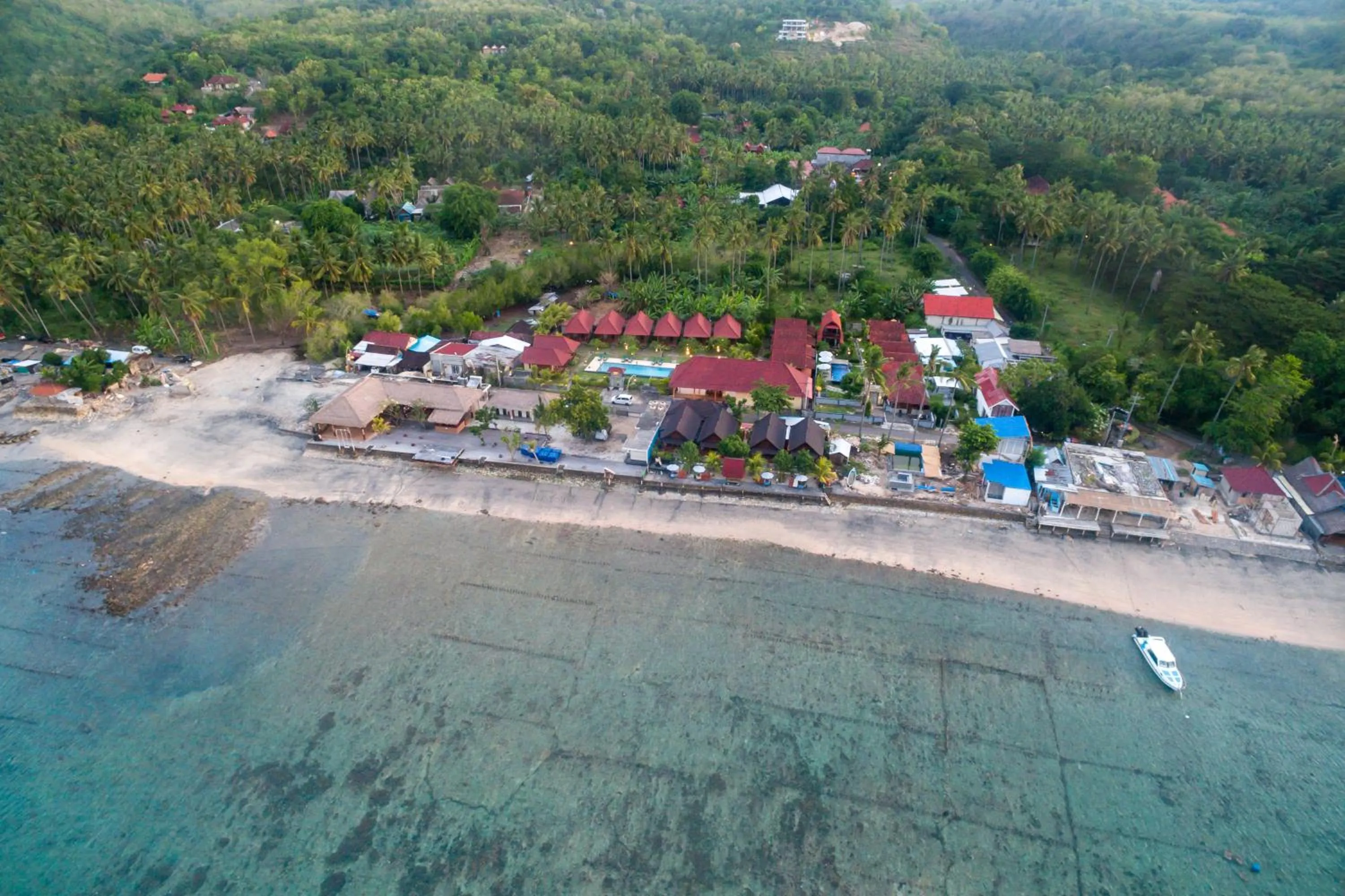 Bird's eye view in Rijet Villa Beach & Restaurant