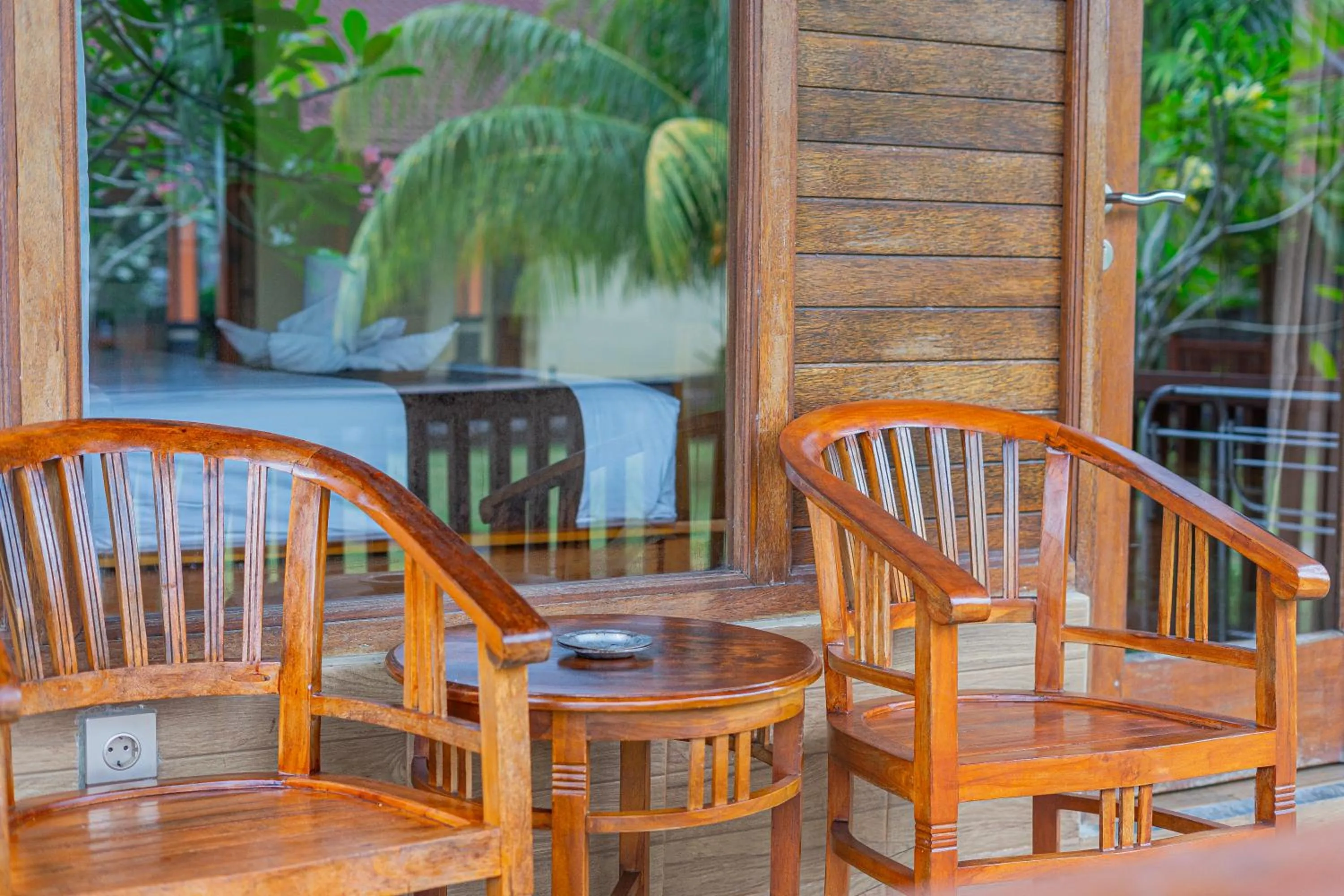 Patio in Rijet Villa Beach & Restaurant
