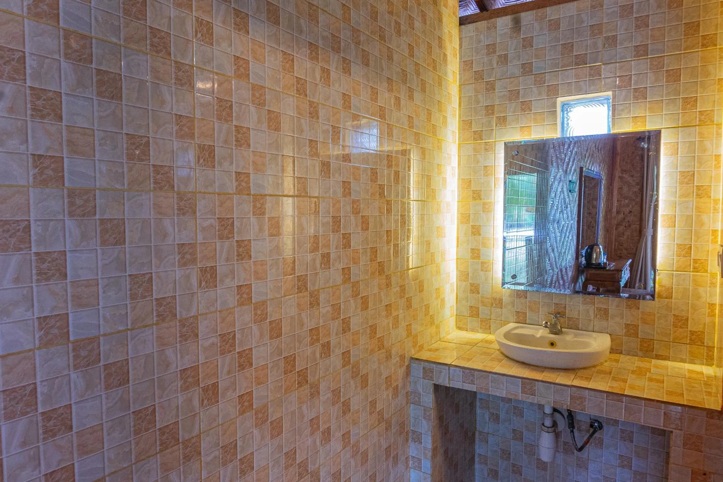 Bathroom in Rijet Villa Beach & Restaurant