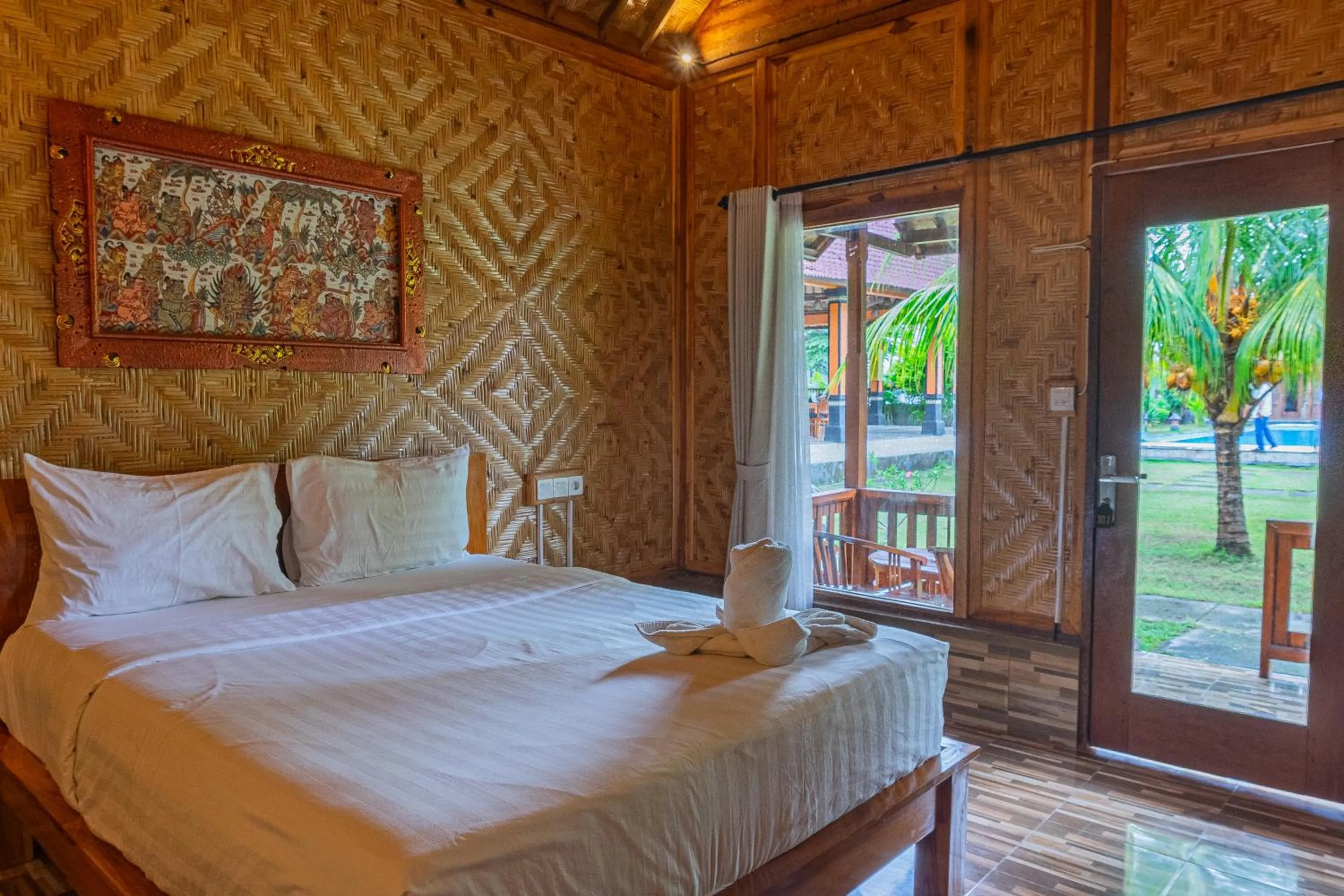 Bedroom, Bed in Rijet Villa Beach & Restaurant