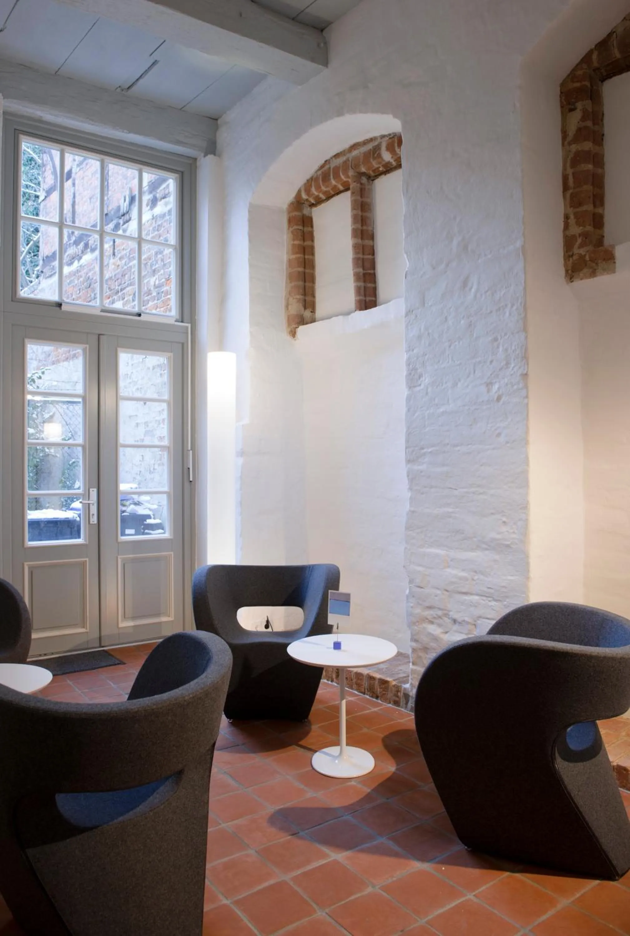 Lobby or reception in einzigartig - Das kleine Hotel im Wasserviertel