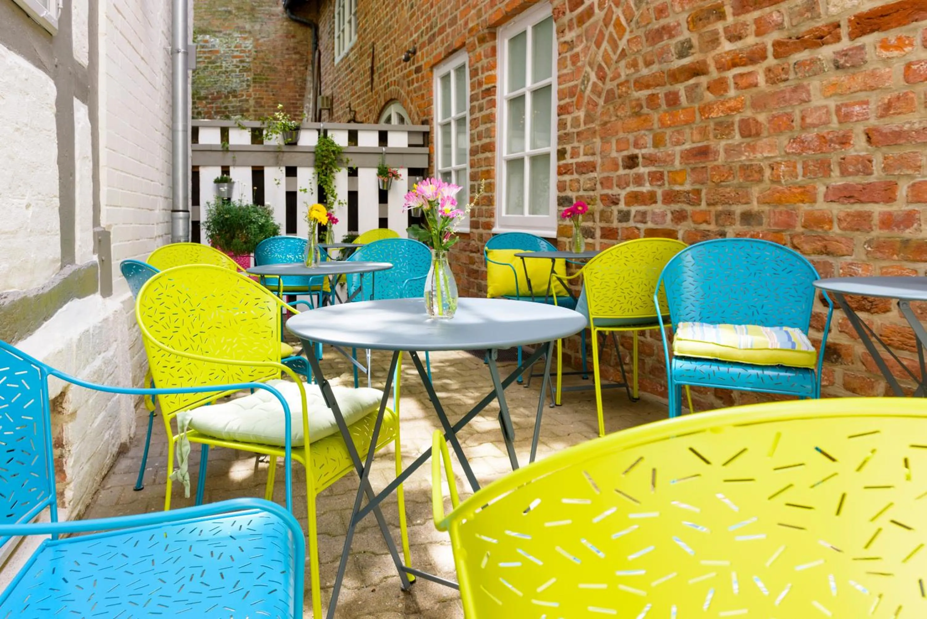 Patio in einzigartig - Das kleine Hotel im Wasserviertel